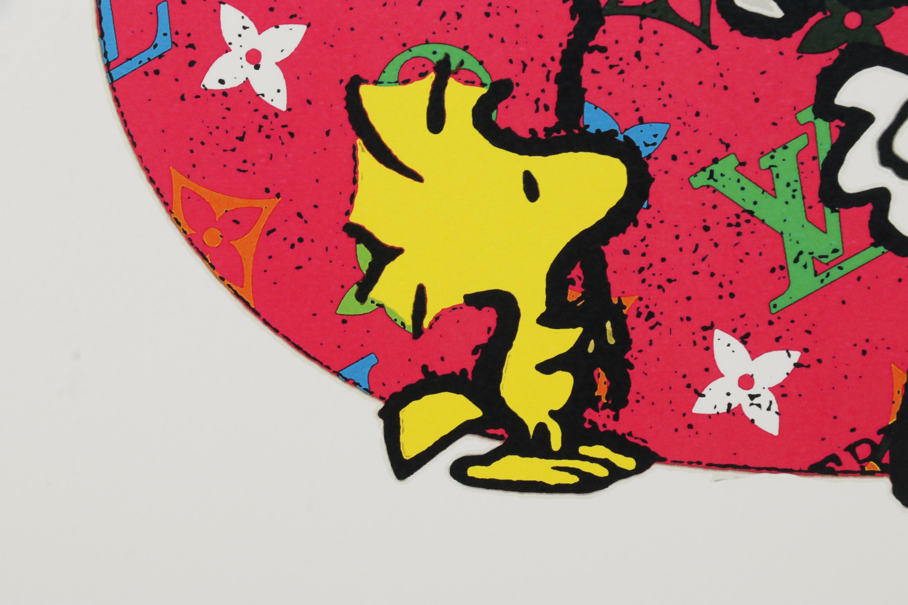 Death NYC Pop Art Graphic Print Snoopy and Woodstock