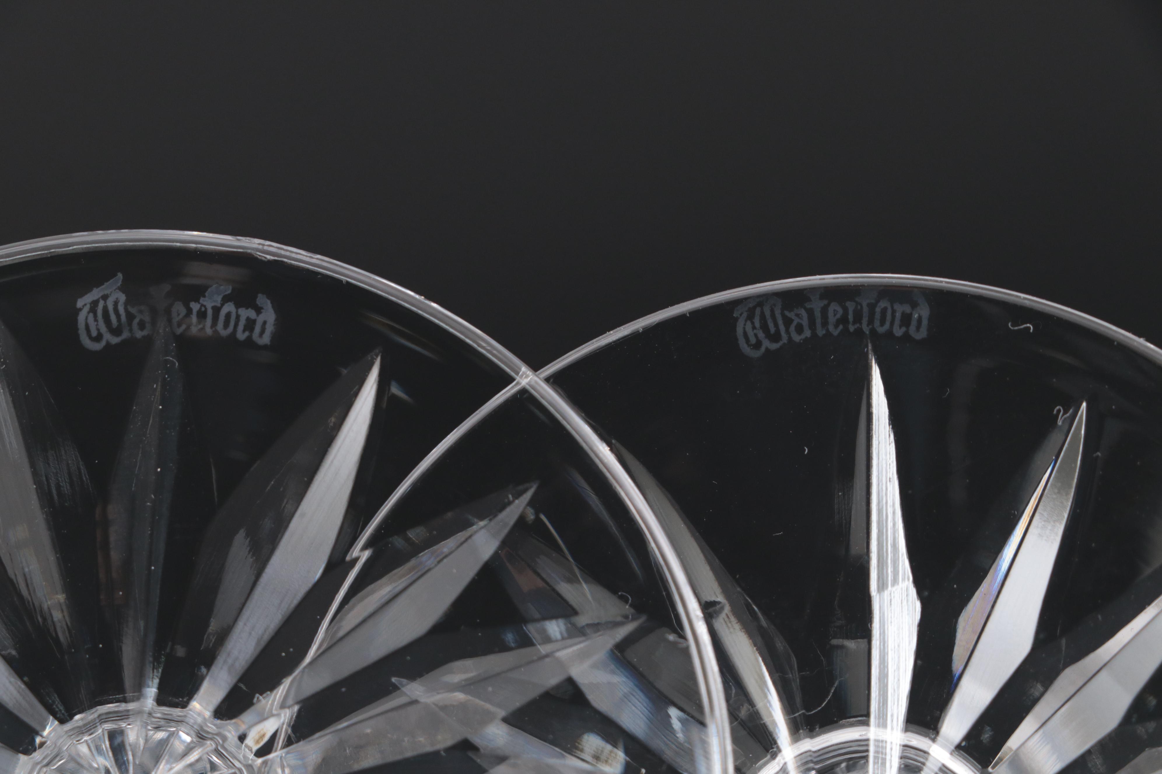 Waterford Crystal "Ballyshannon" and "Drogheda" Champagne Flutes