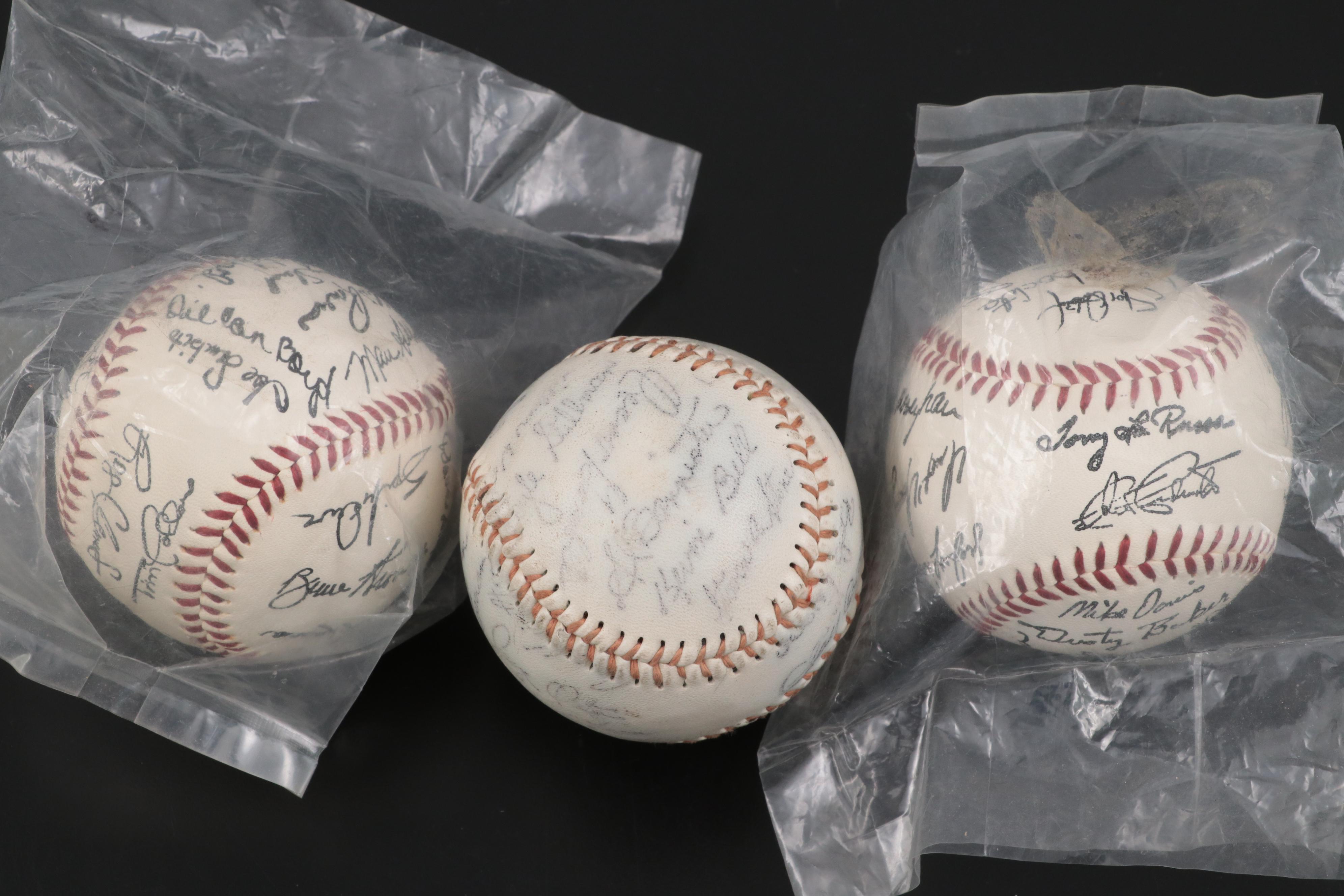 Dave Winfield and Kirby Puckett Signed Baseball with More