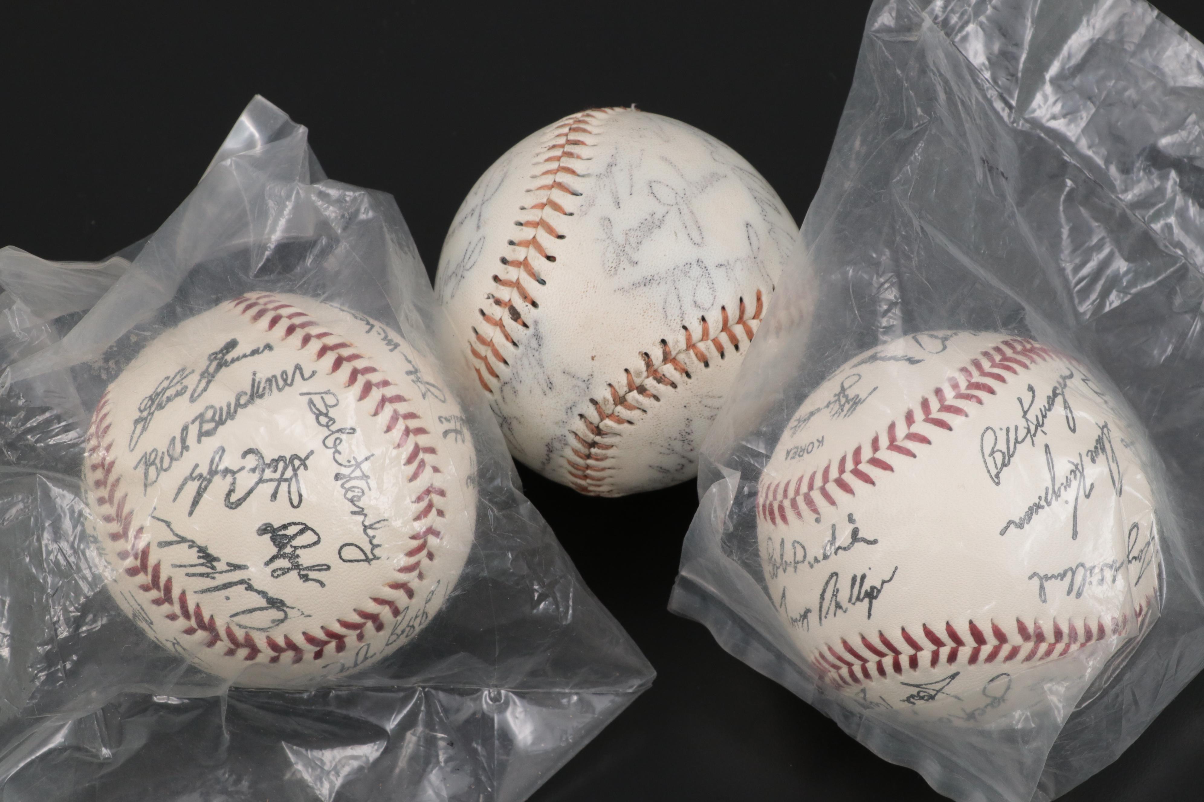 Dave Winfield and Kirby Puckett Signed Baseball with More
