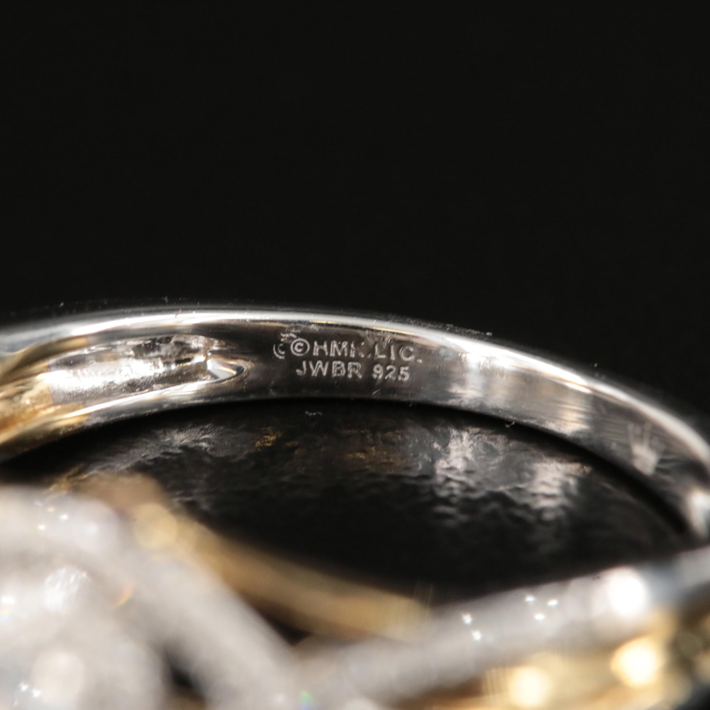 Hallmark Sterling Diamond Ring