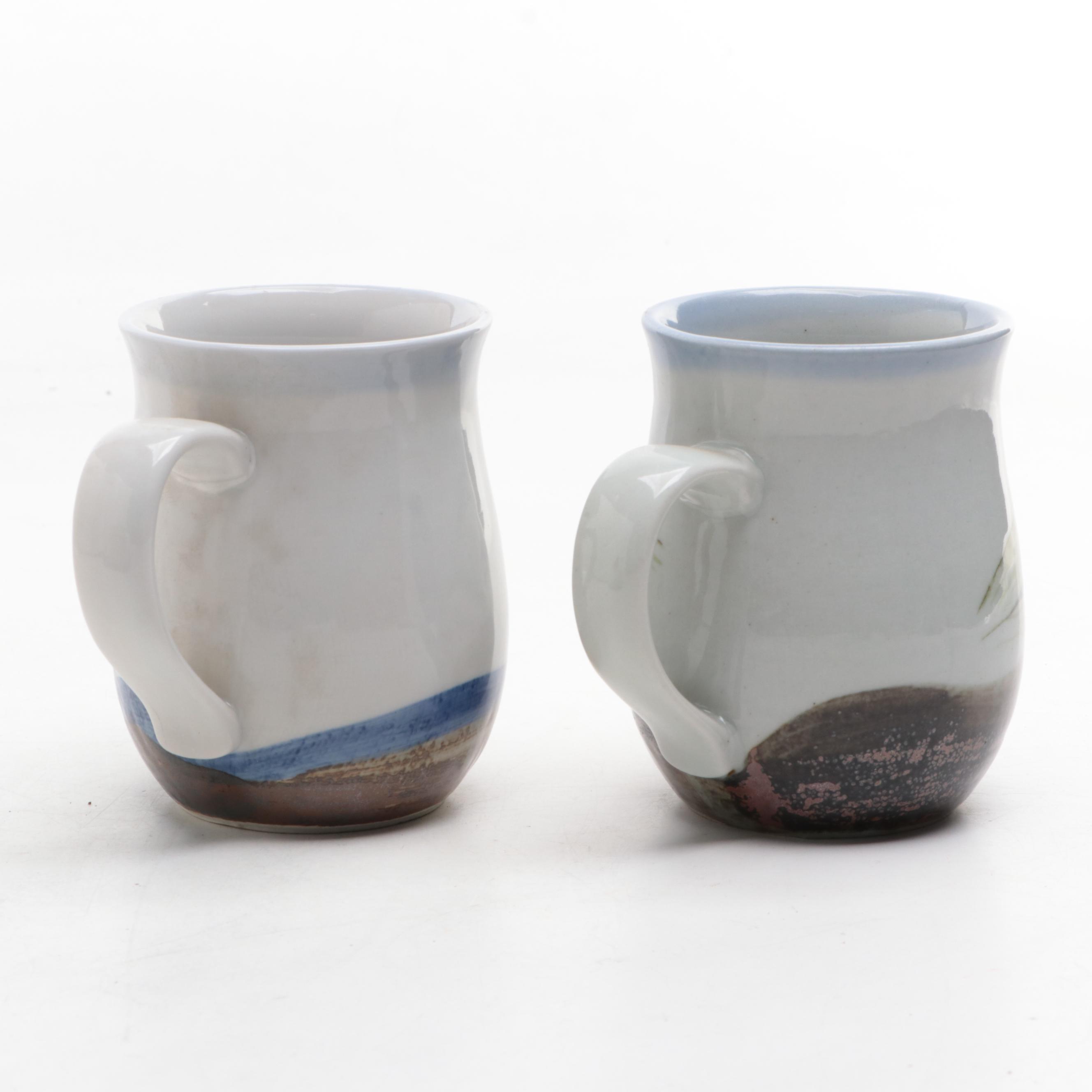Japanese Otagiri Pottery Mugs