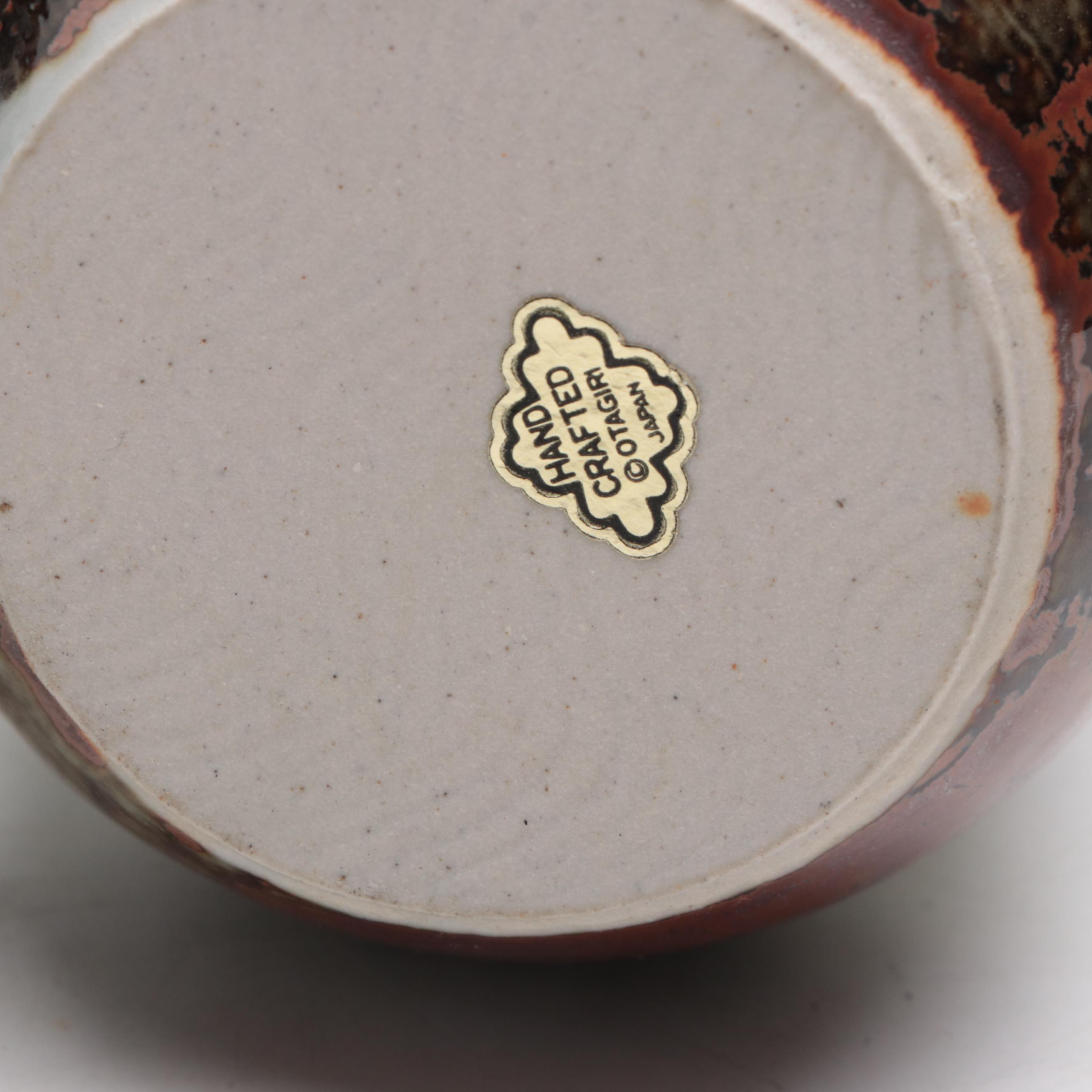 Japanese Otagiri Pottery Mugs