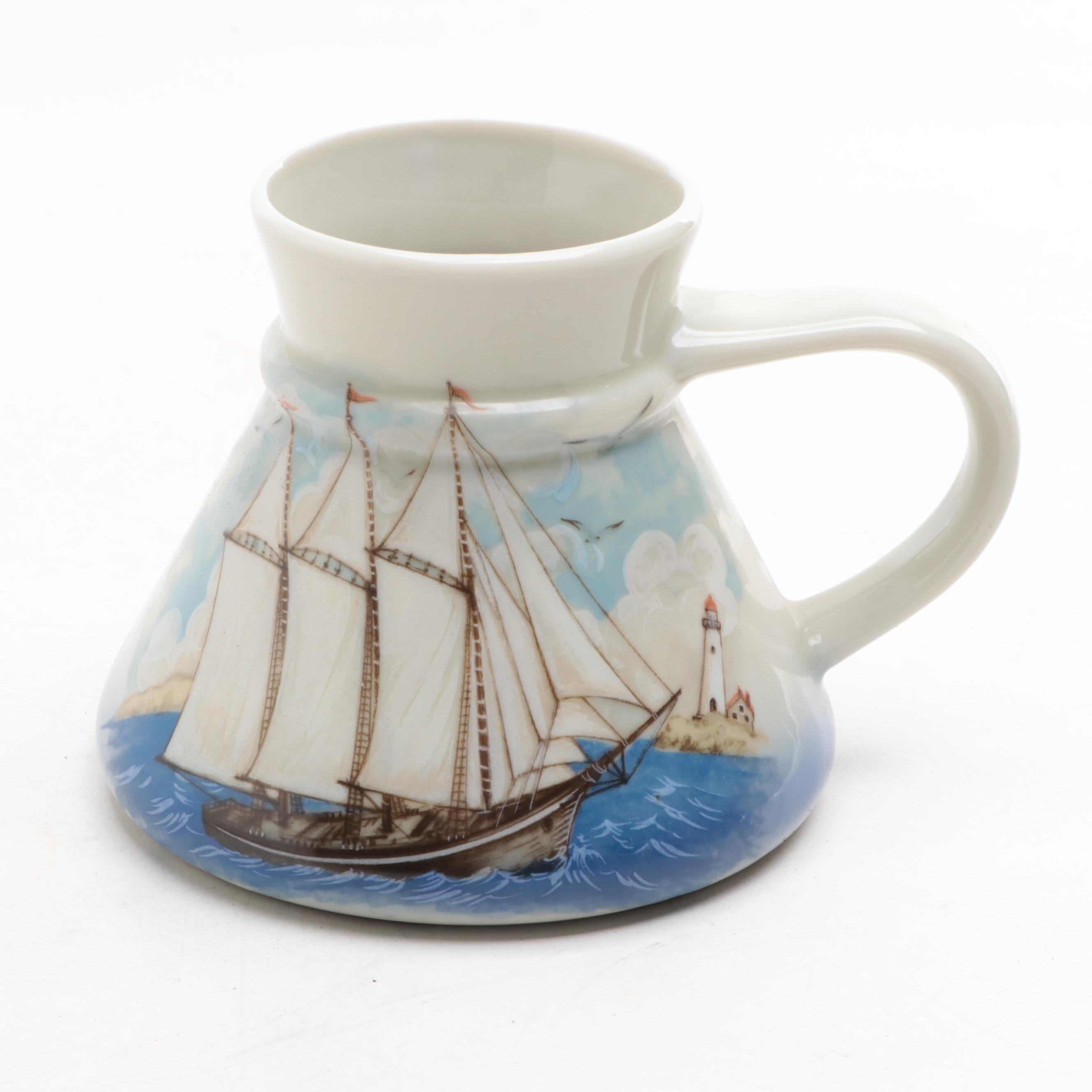 Japanese Otagiri Pottery Mugs