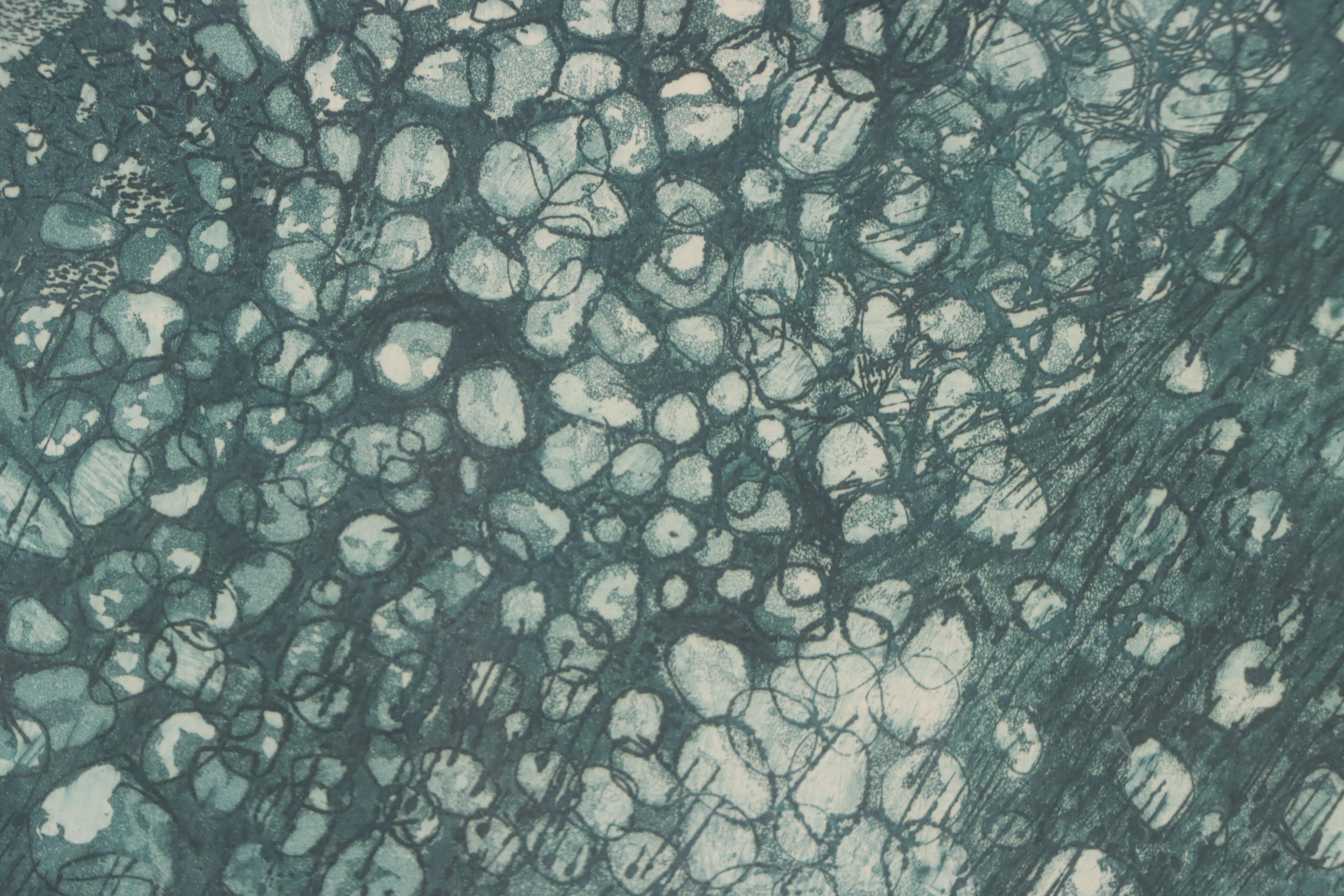 Shawn Calvert Etching "Black and Blue," 1992 and More