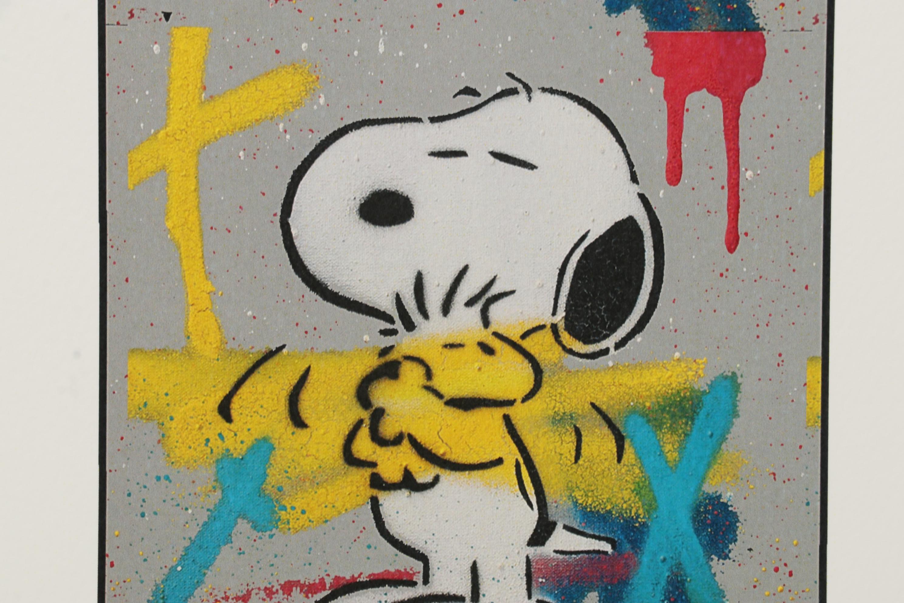 Death NYC Pop Art Graphic Print with Snoopy, 2022