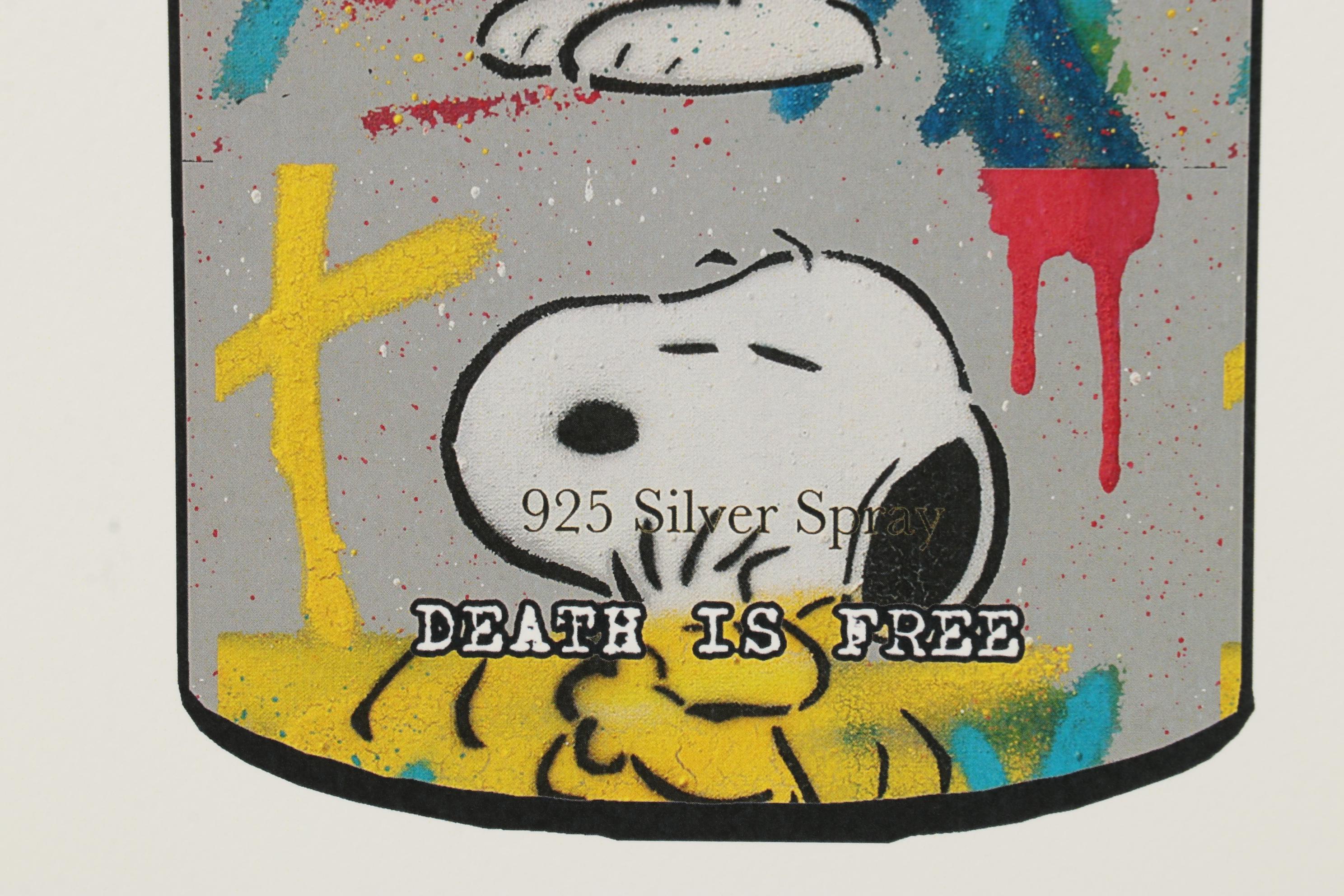Death NYC Pop Art Graphic Print with Snoopy, 2022