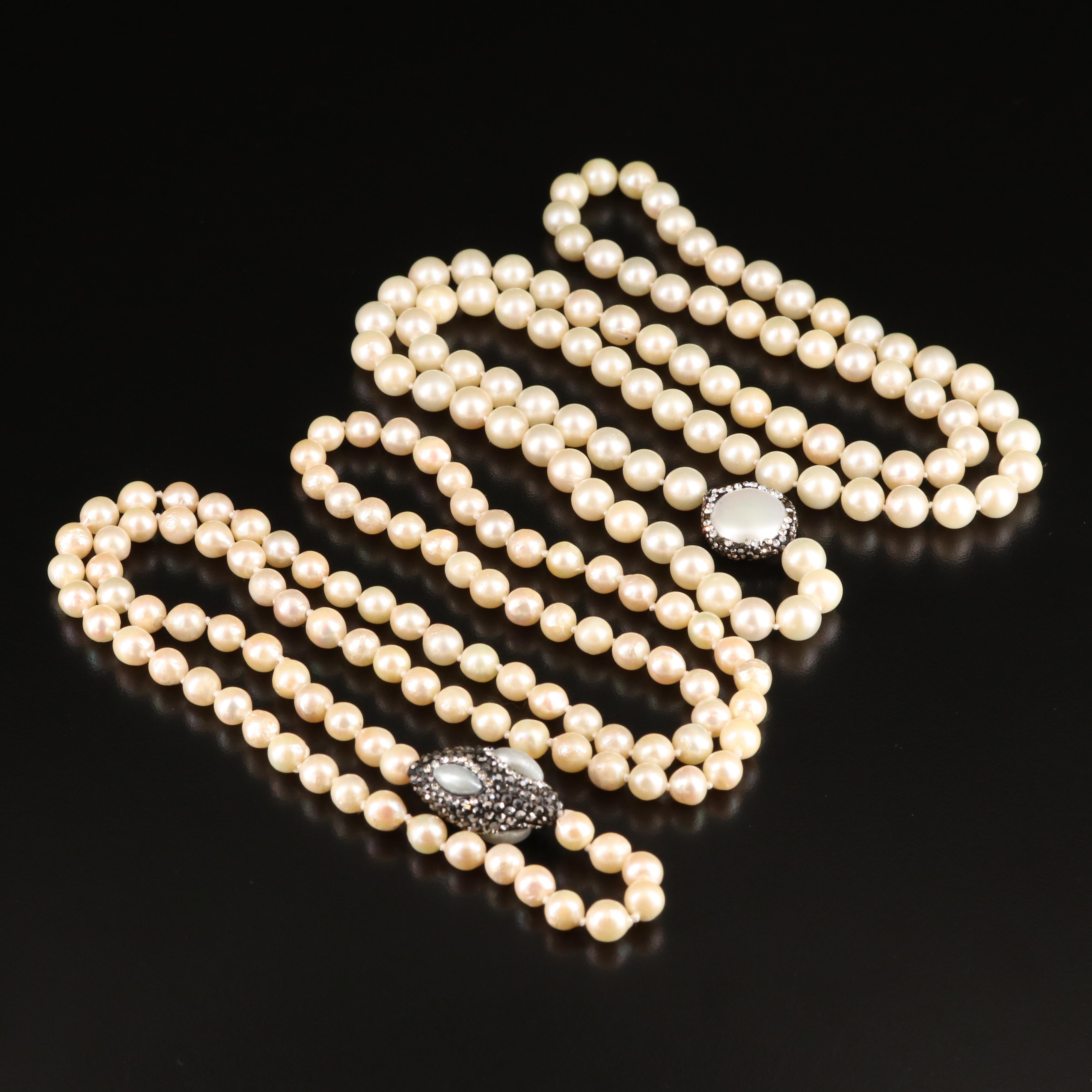 Opera Length Pearl Necklaces