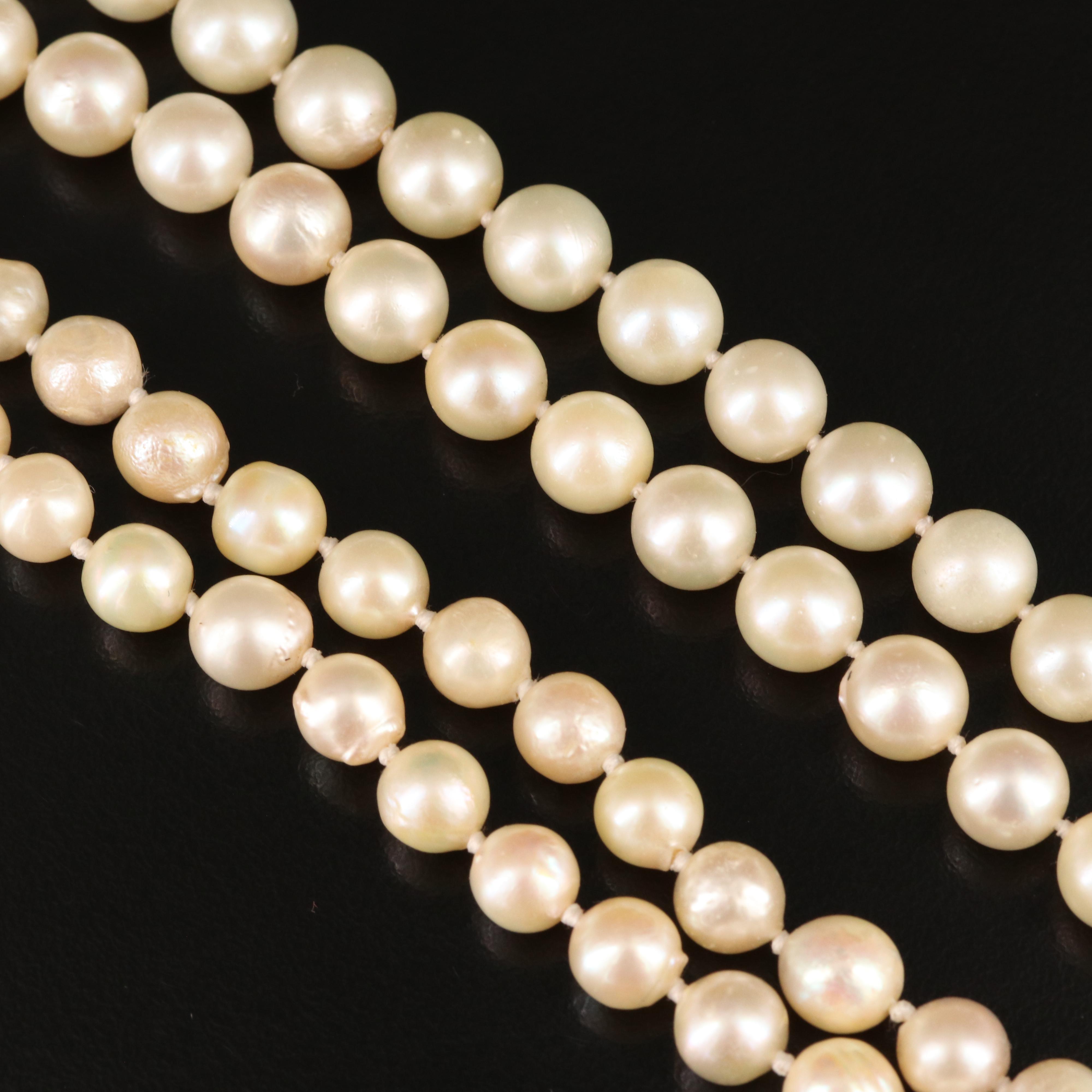Opera Length Pearl Necklaces