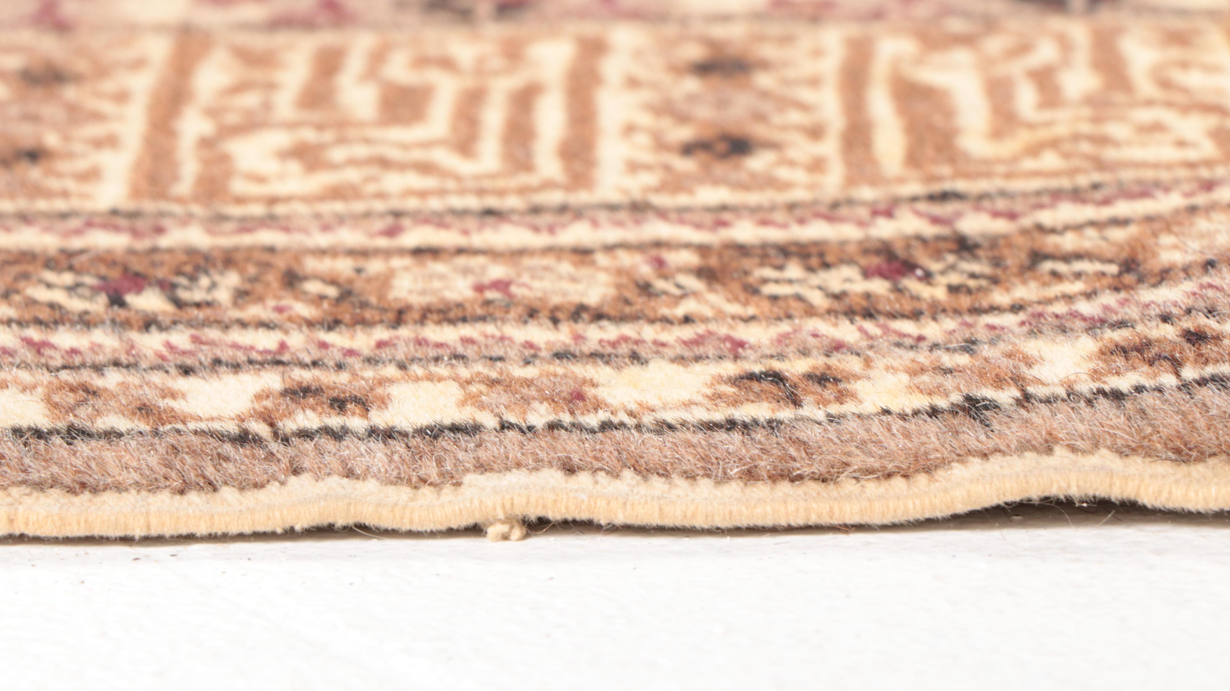 3'11 x 6'8 Hand-Knotted Turkish Ghiordes Prayer Rug