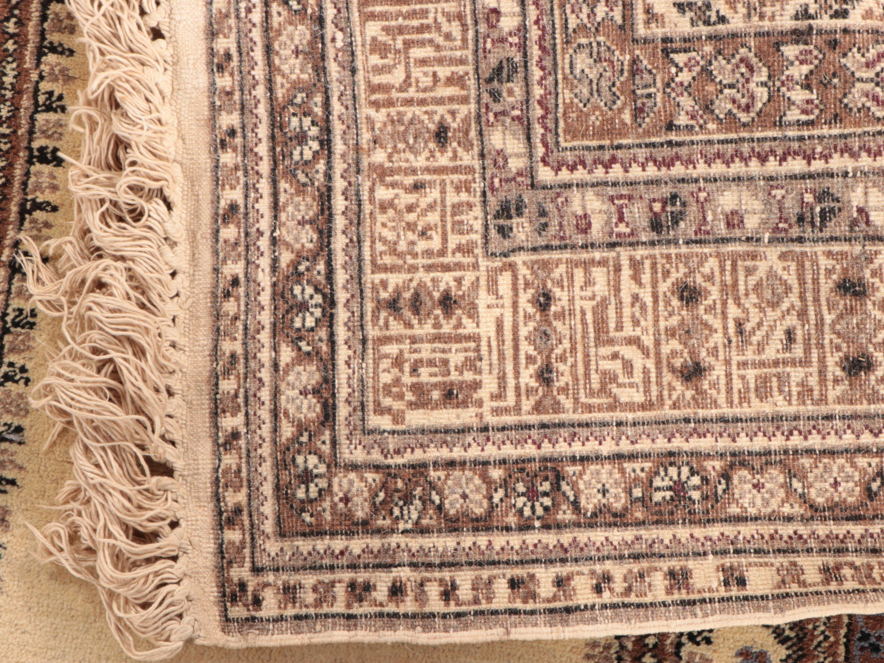 3'11 x 6'8 Hand-Knotted Turkish Ghiordes Prayer Rug