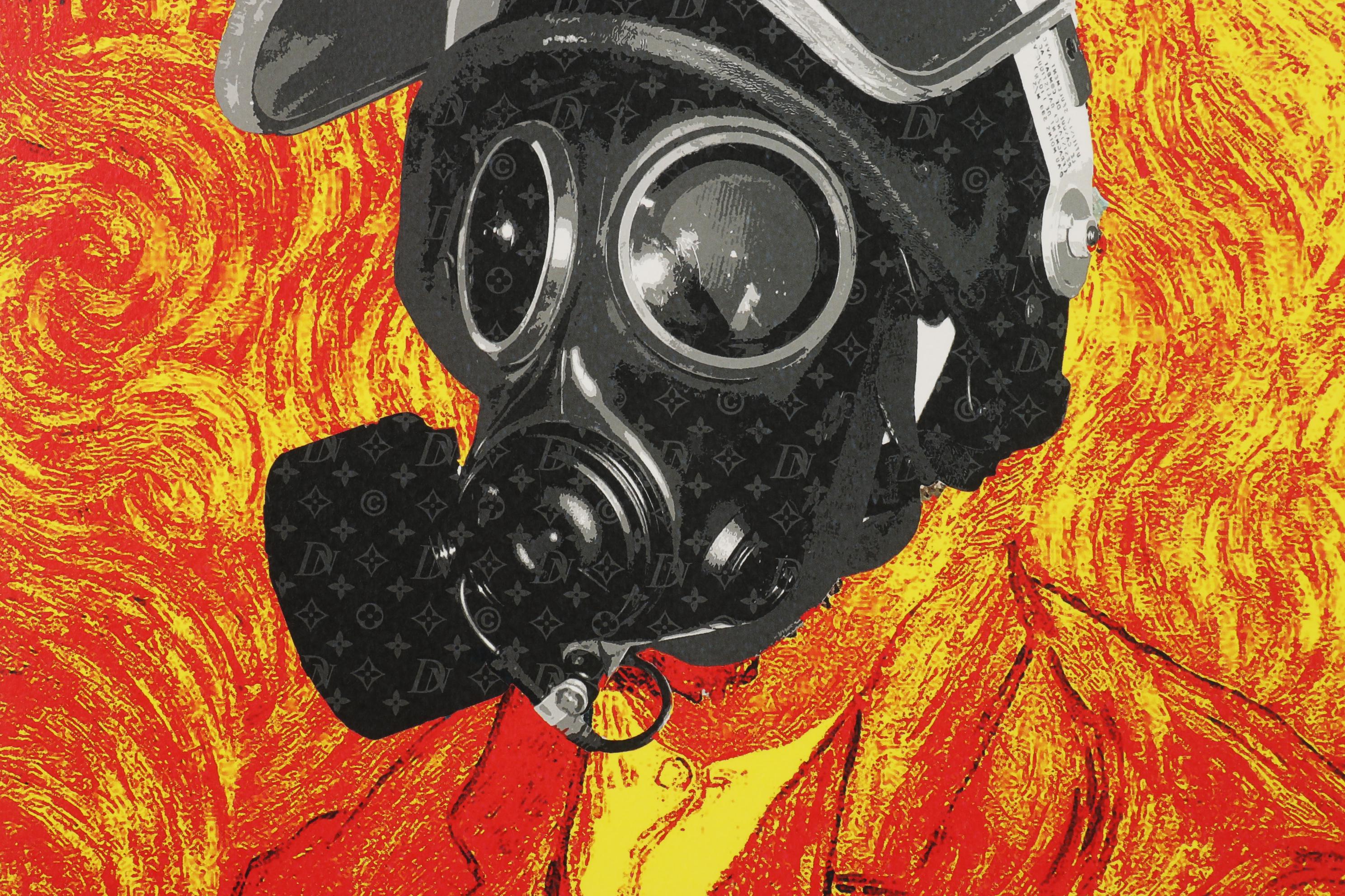 Death NYC Pop Art Graphic Print Vincent Van Gogh with Mask