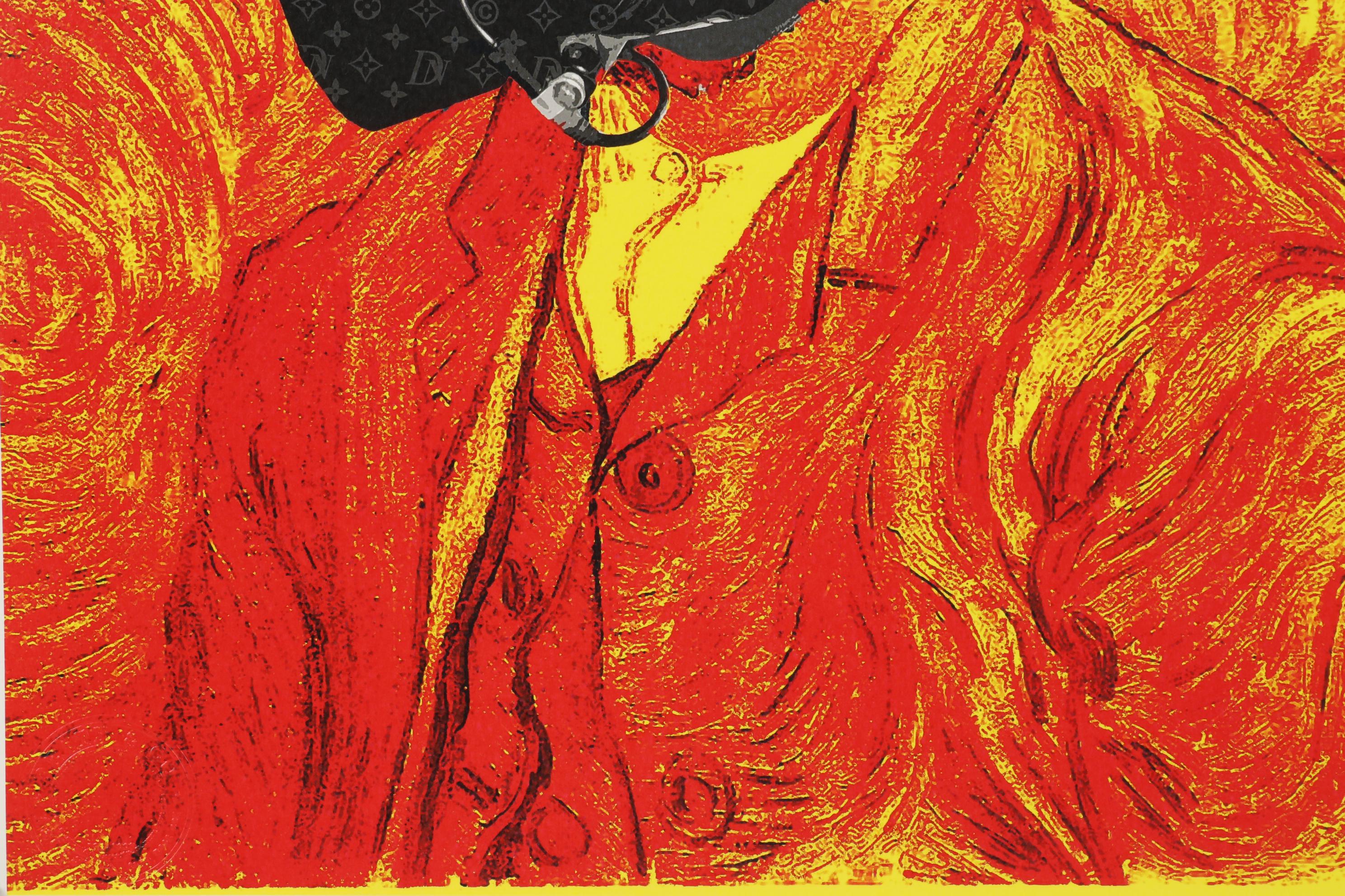 Death NYC Pop Art Graphic Print Vincent Van Gogh with Mask