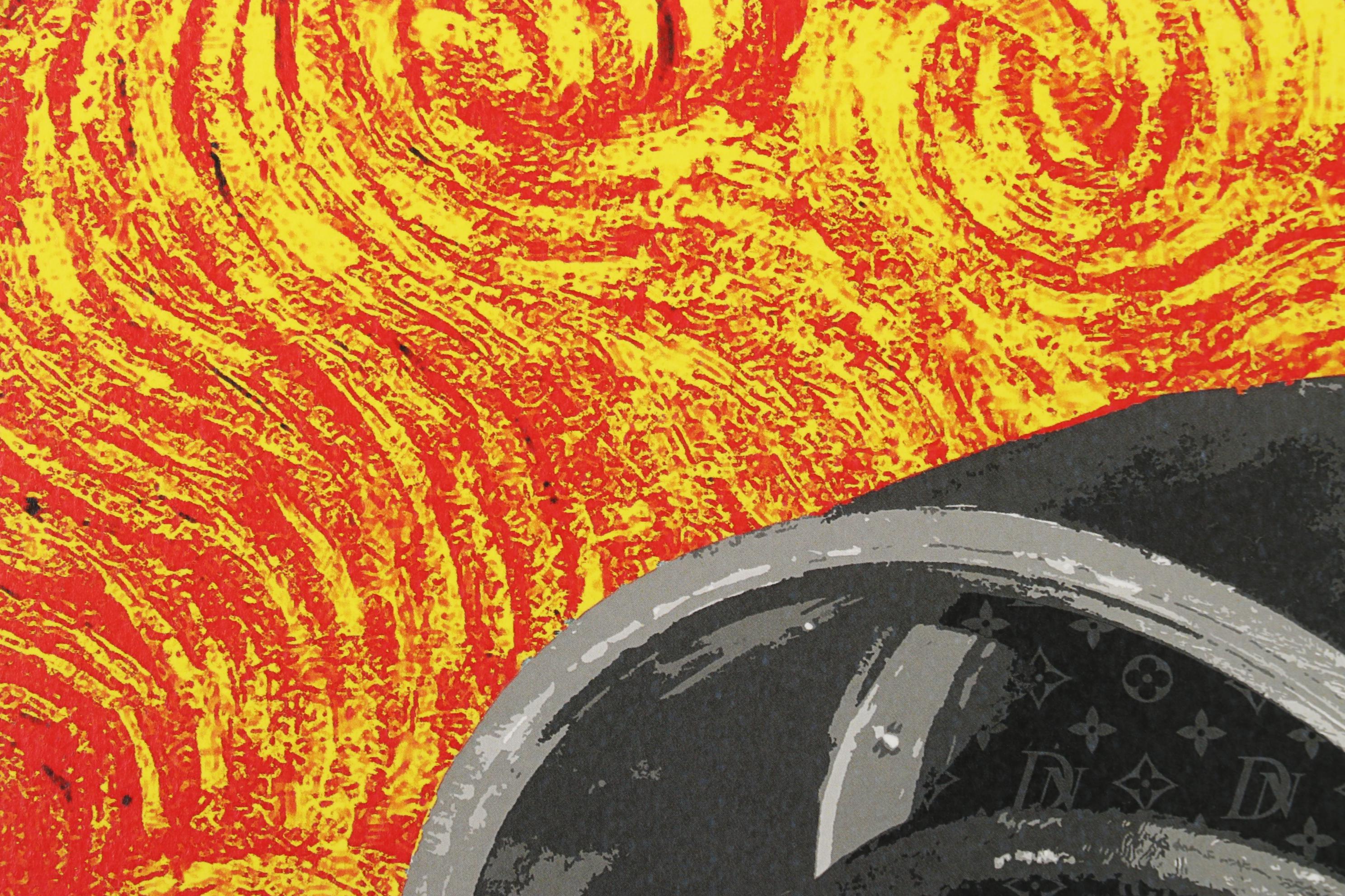 Death NYC Pop Art Graphic Print Vincent Van Gogh with Mask