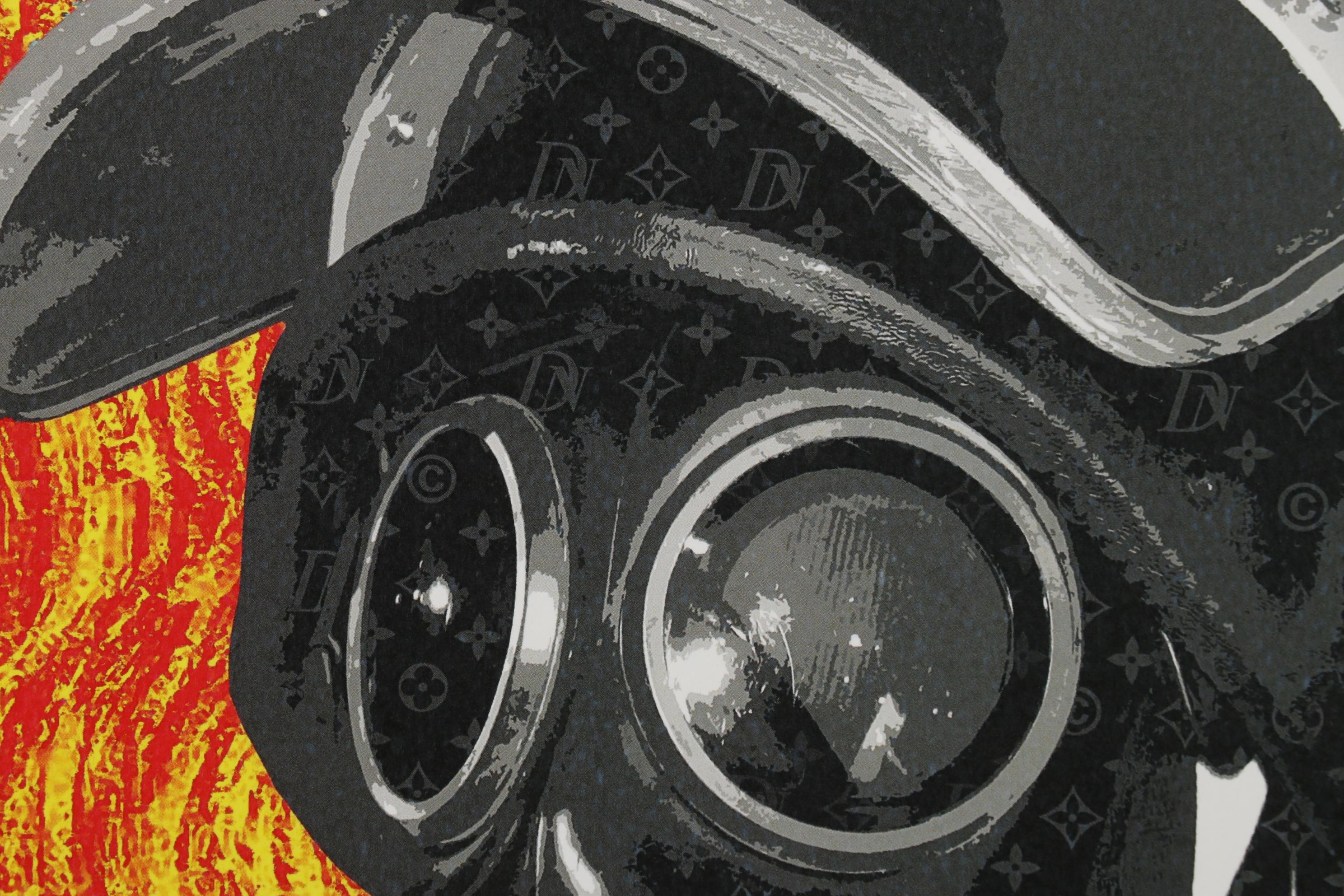 Death NYC Pop Art Graphic Print Vincent Van Gogh with Mask