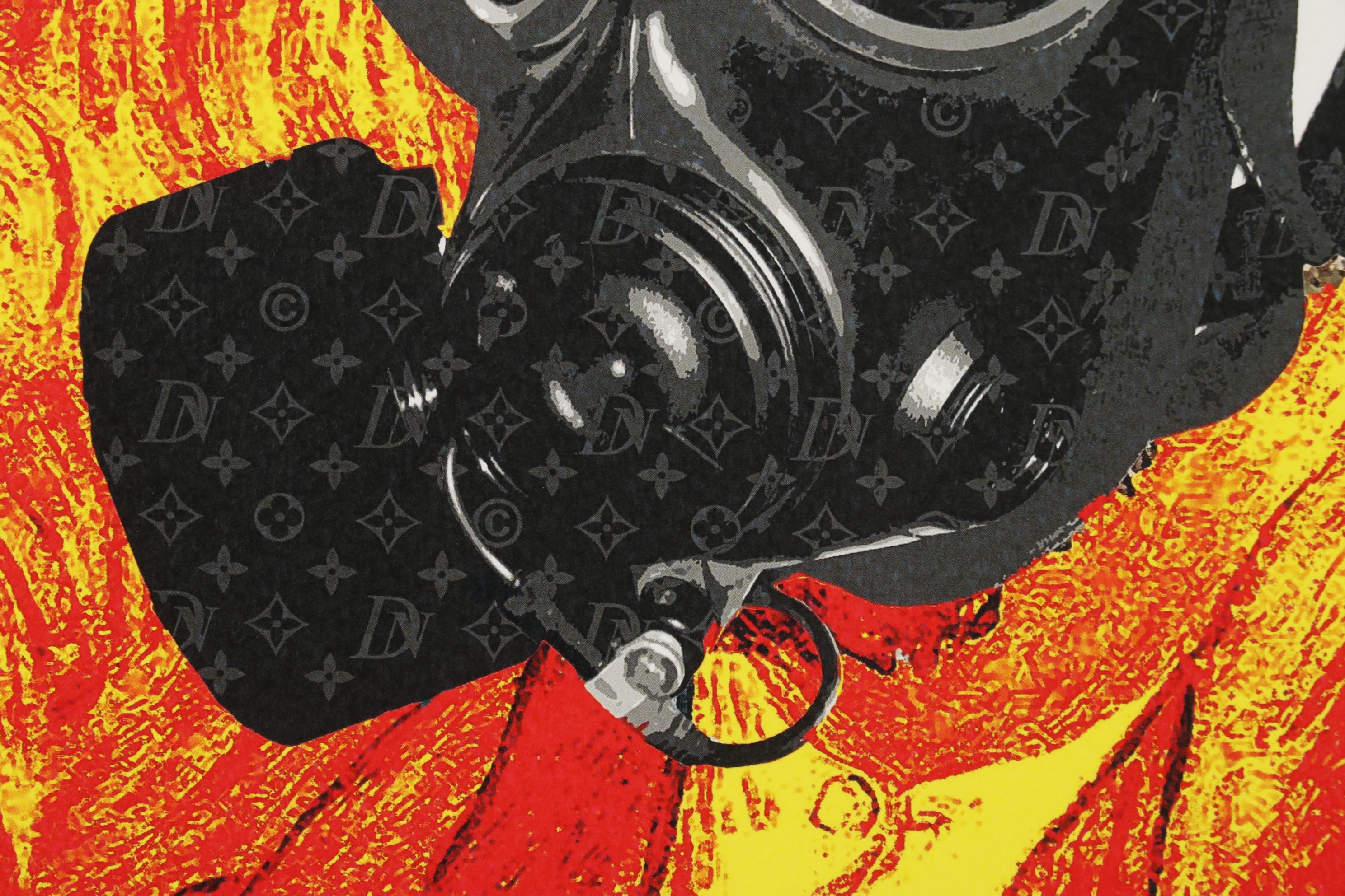 Death NYC Pop Art Graphic Print Vincent Van Gogh with Mask