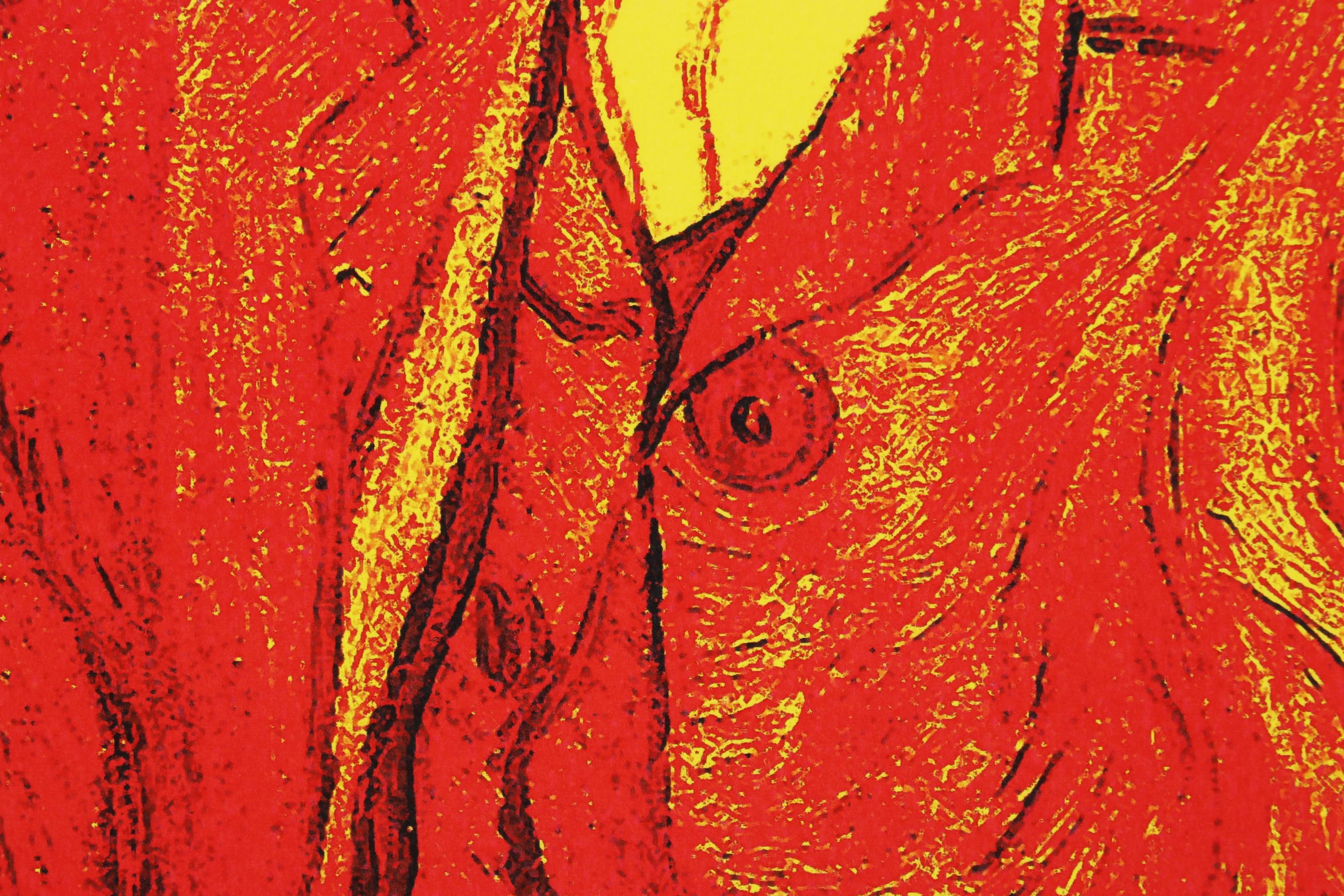 Death NYC Pop Art Graphic Print Vincent Van Gogh with Mask