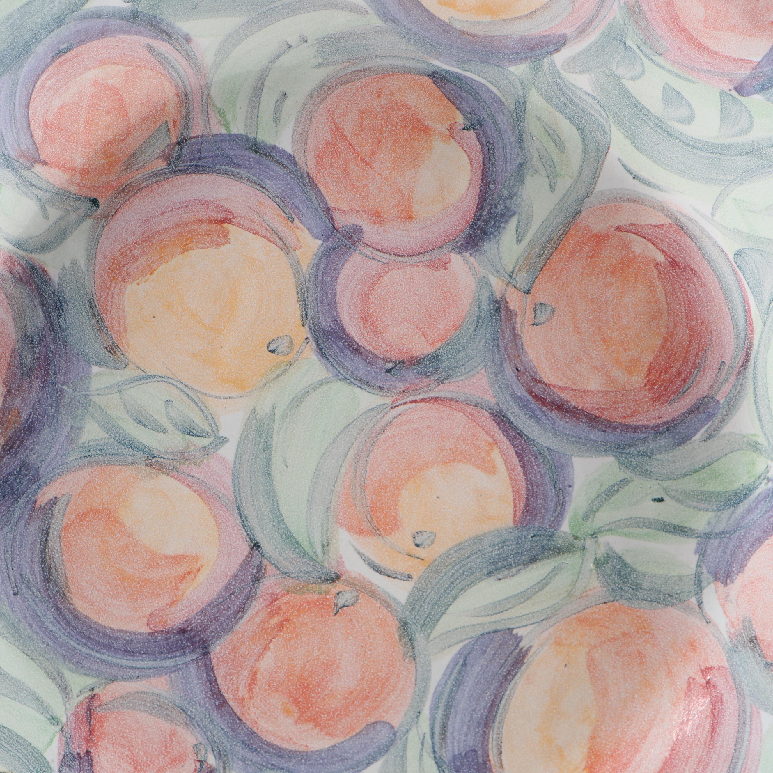 Majolica Works Ceramic Centerpiece Bowl