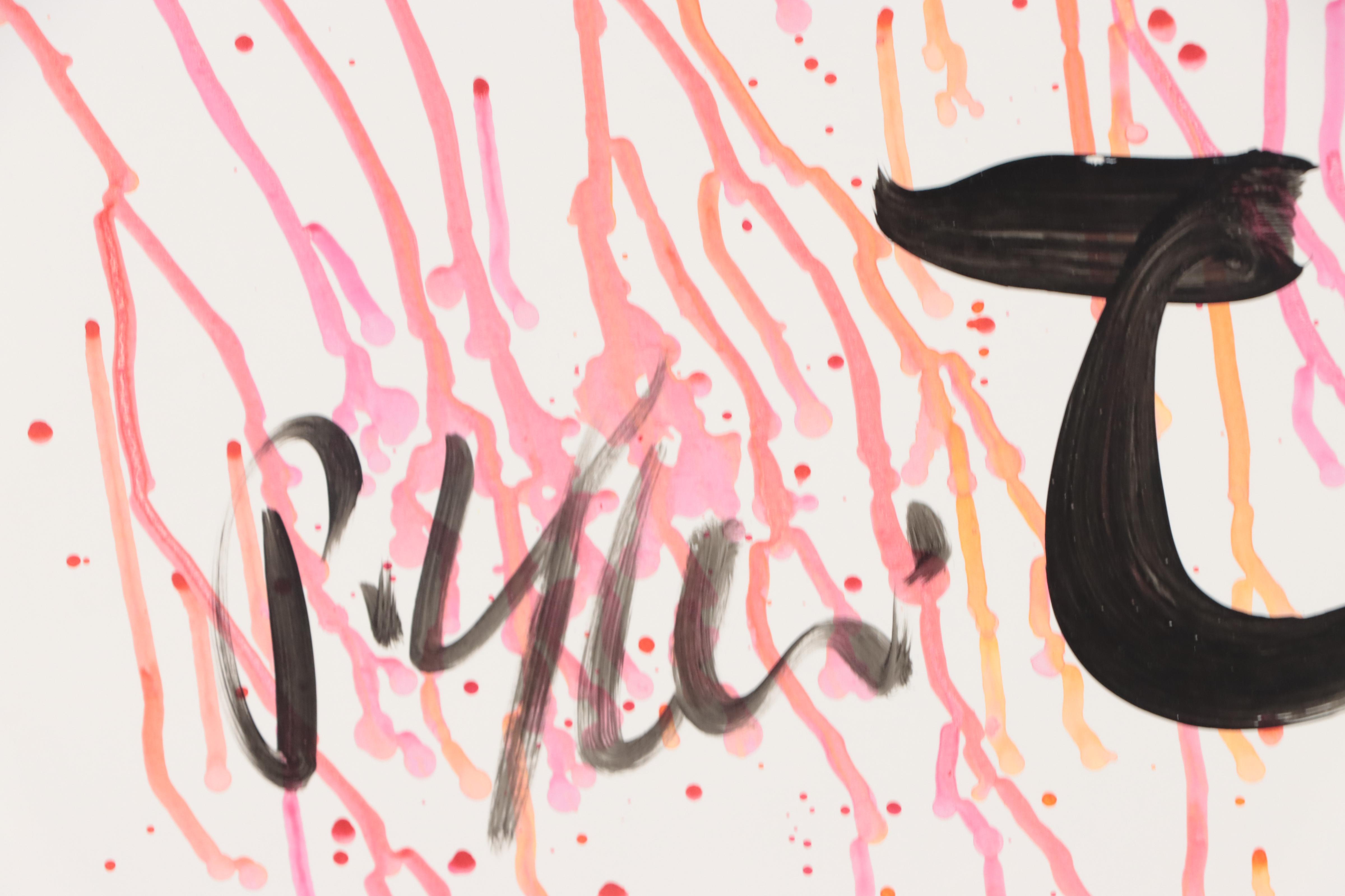 Peter Keil Abstract Portrait Acrylic Painting