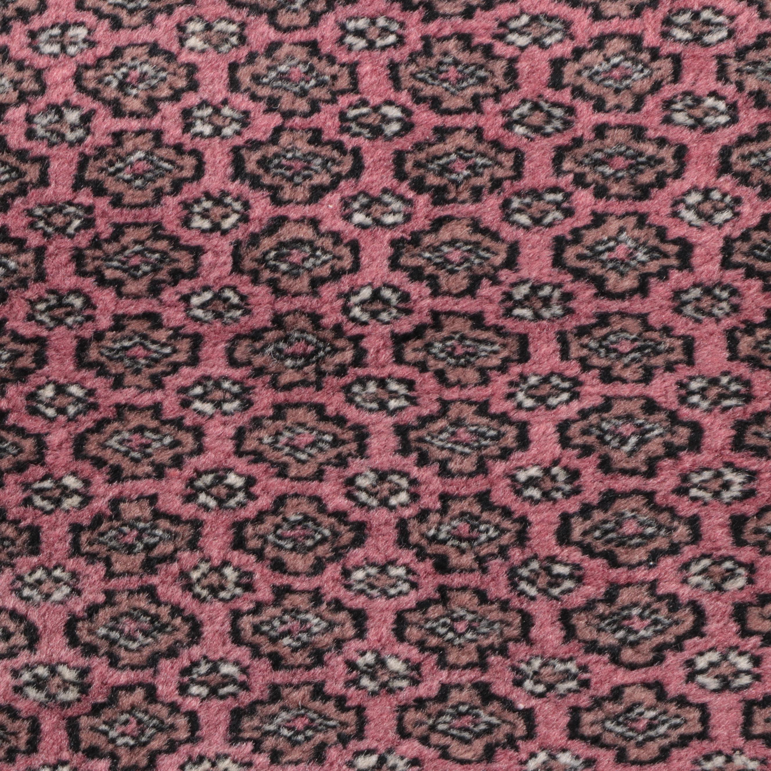 2'1 x 3'4 Hand-Knotted Signed Pakistani Bokhara Accent Rug