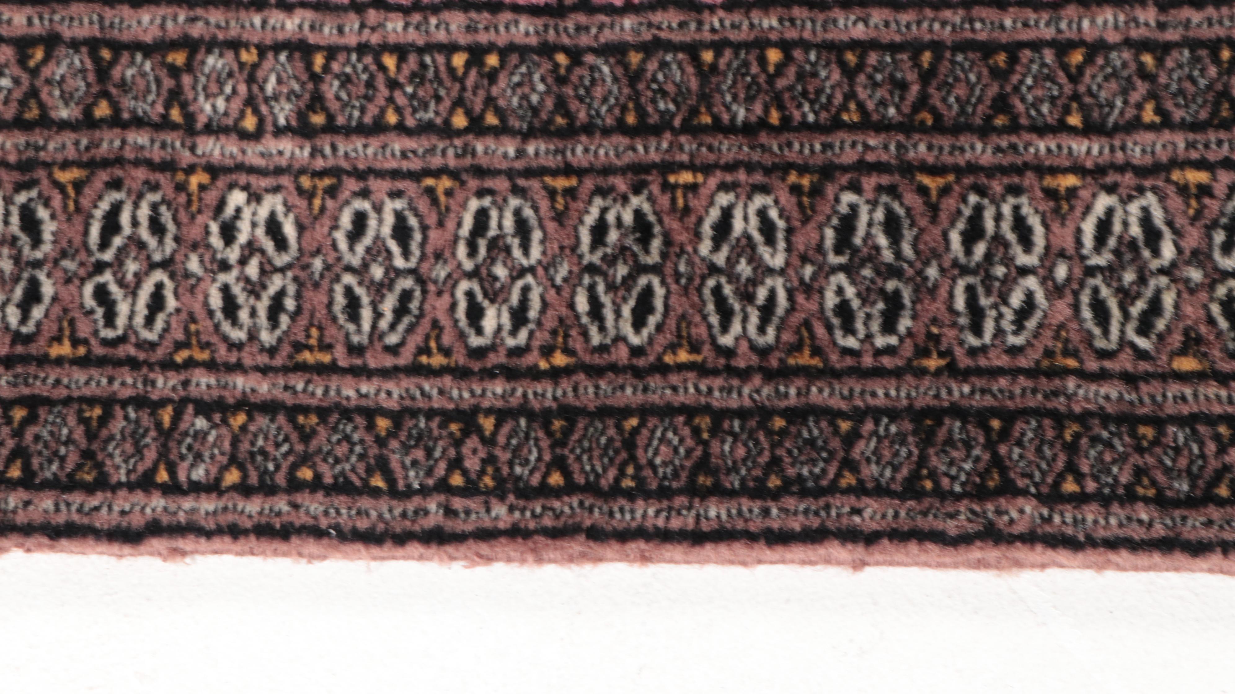 2'1 x 3'4 Hand-Knotted Signed Pakistani Bokhara Accent Rug