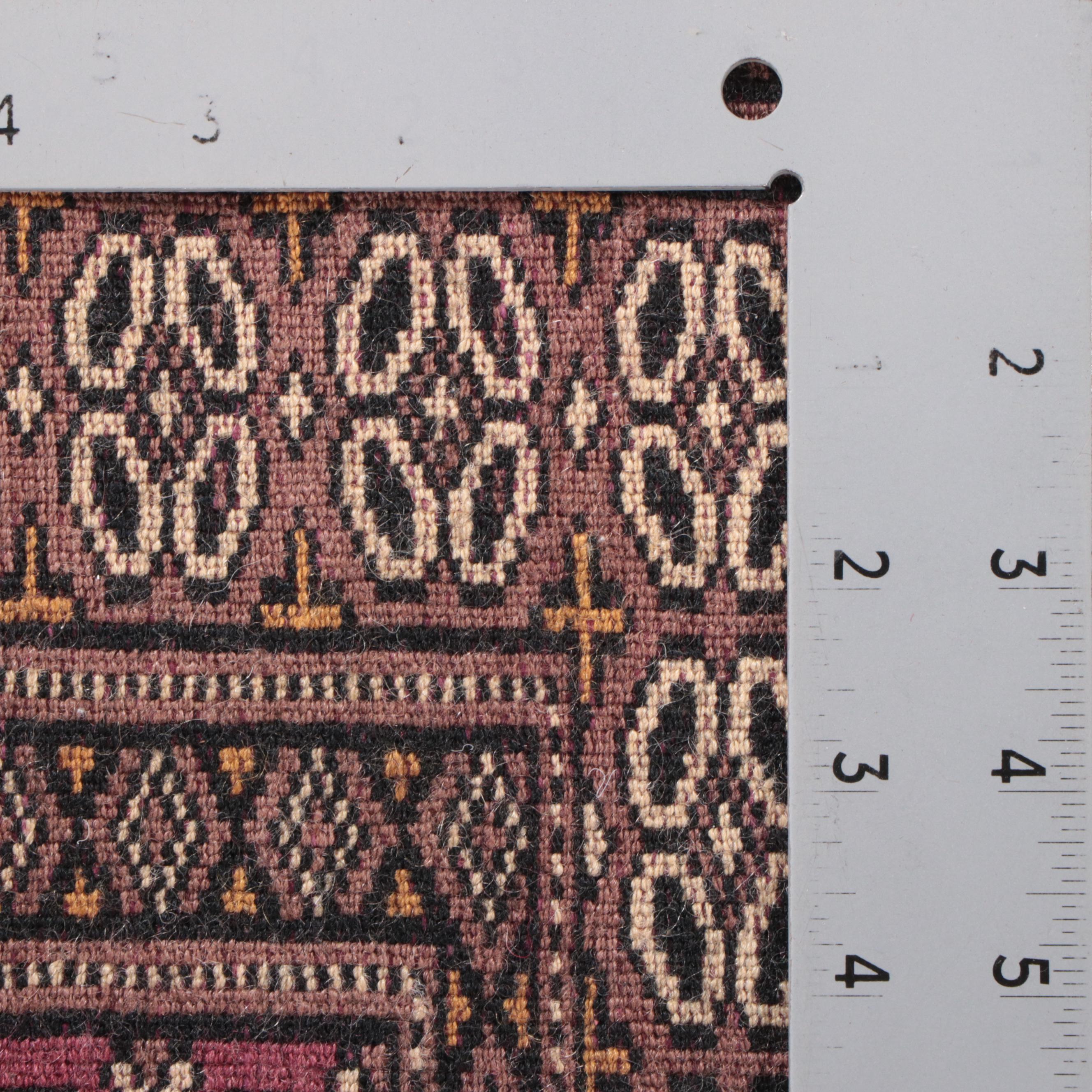 2'1 x 3'4 Hand-Knotted Signed Pakistani Bokhara Accent Rug