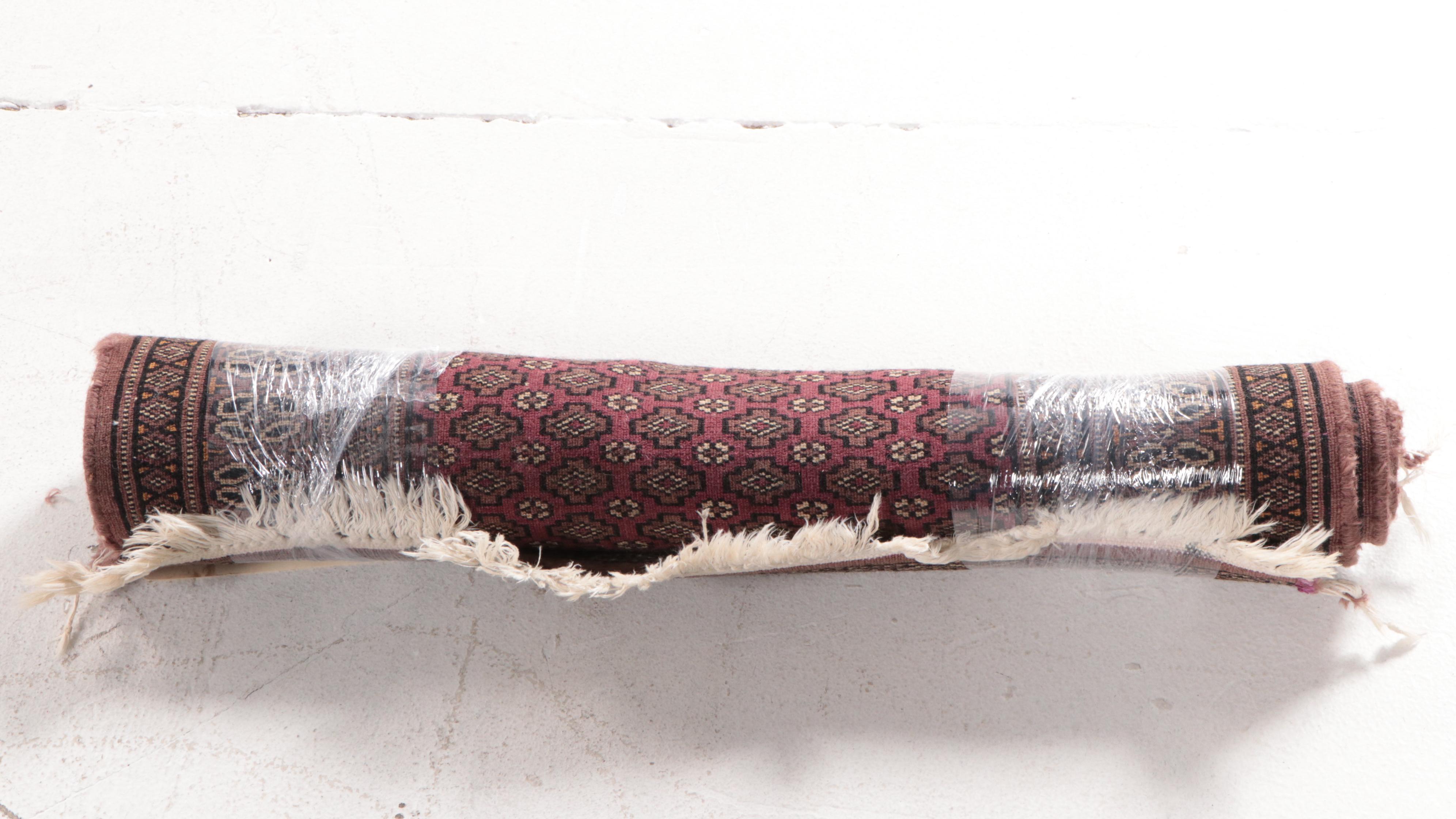 2'1 x 3'4 Hand-Knotted Signed Pakistani Bokhara Accent Rug