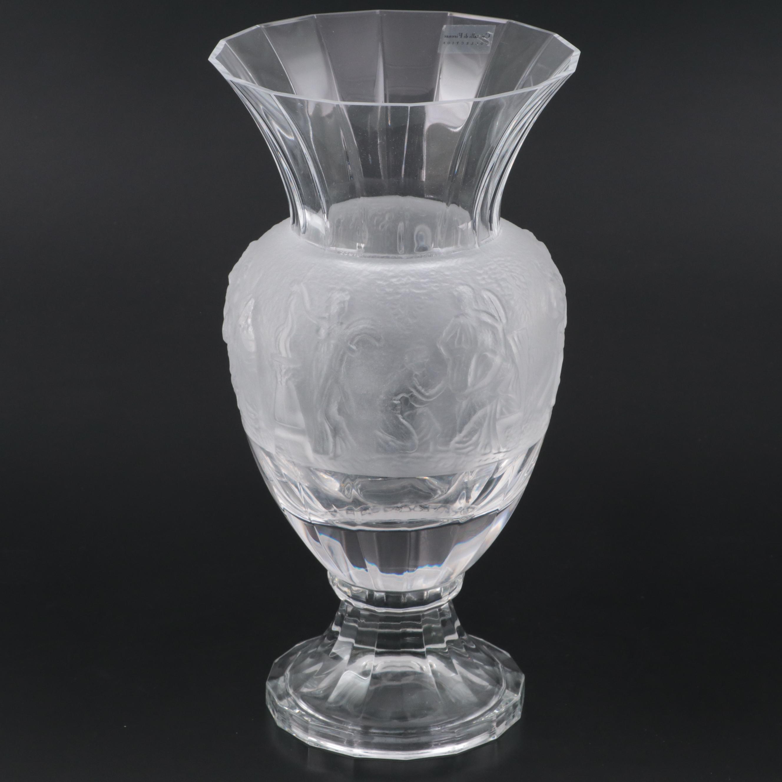 Cristalli Di Firenze Glass Vase