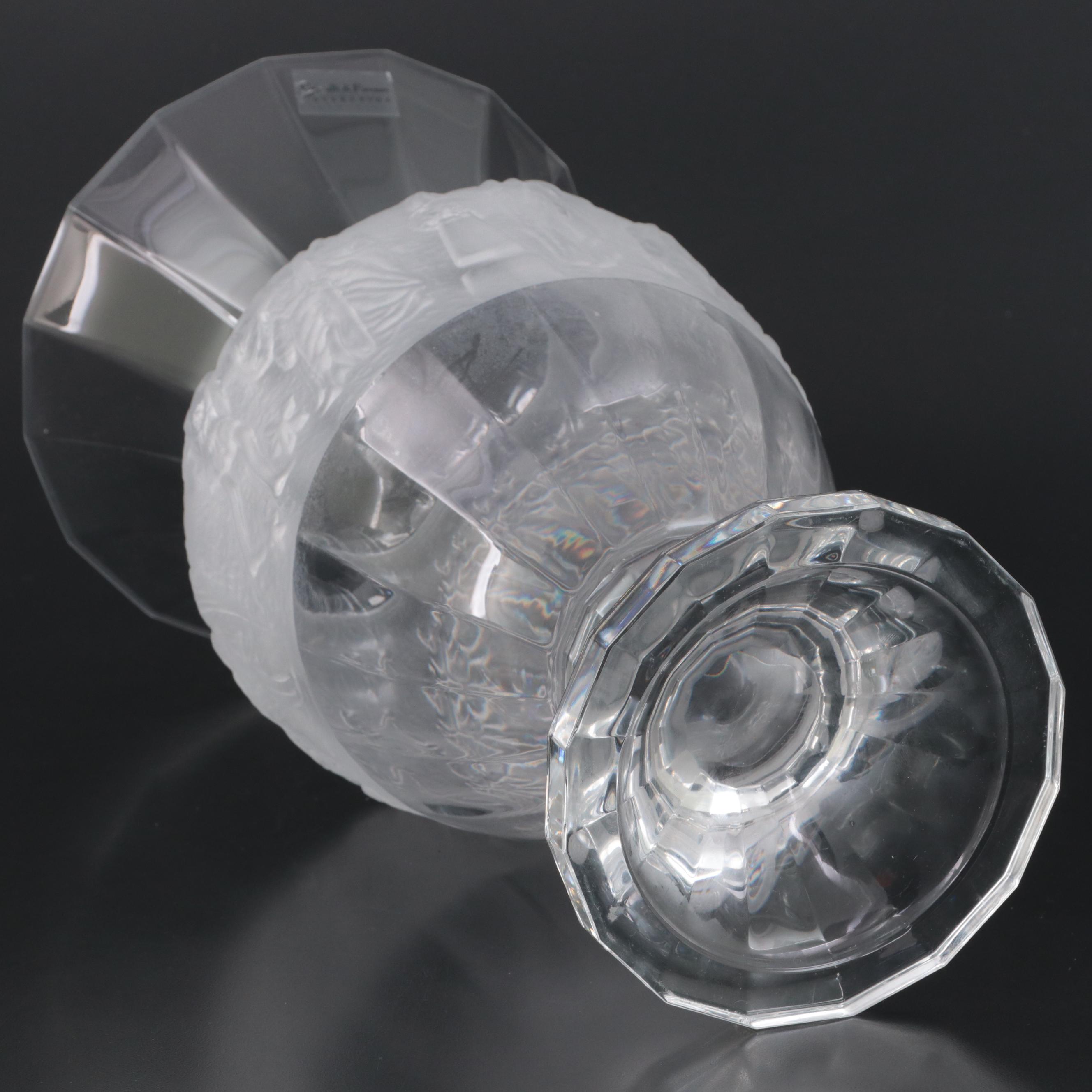 Cristalli Di Firenze Glass Vase