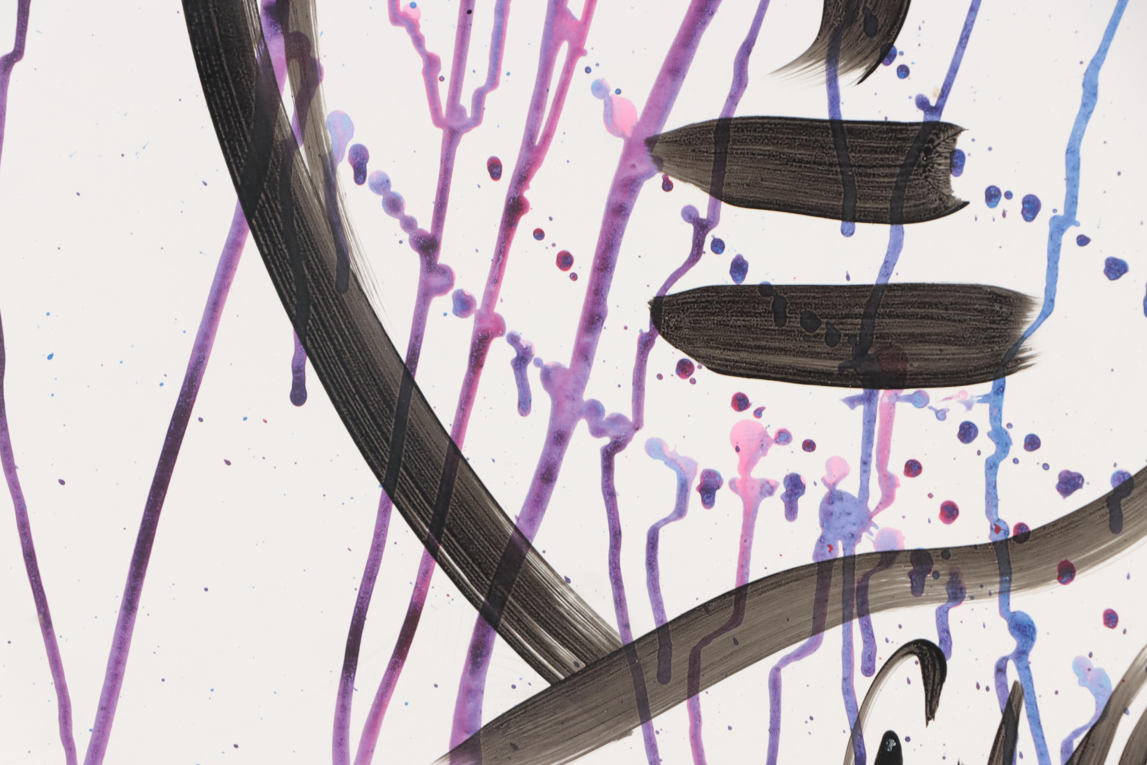 Peter Keil Abstract Portrait Acrylic Painting