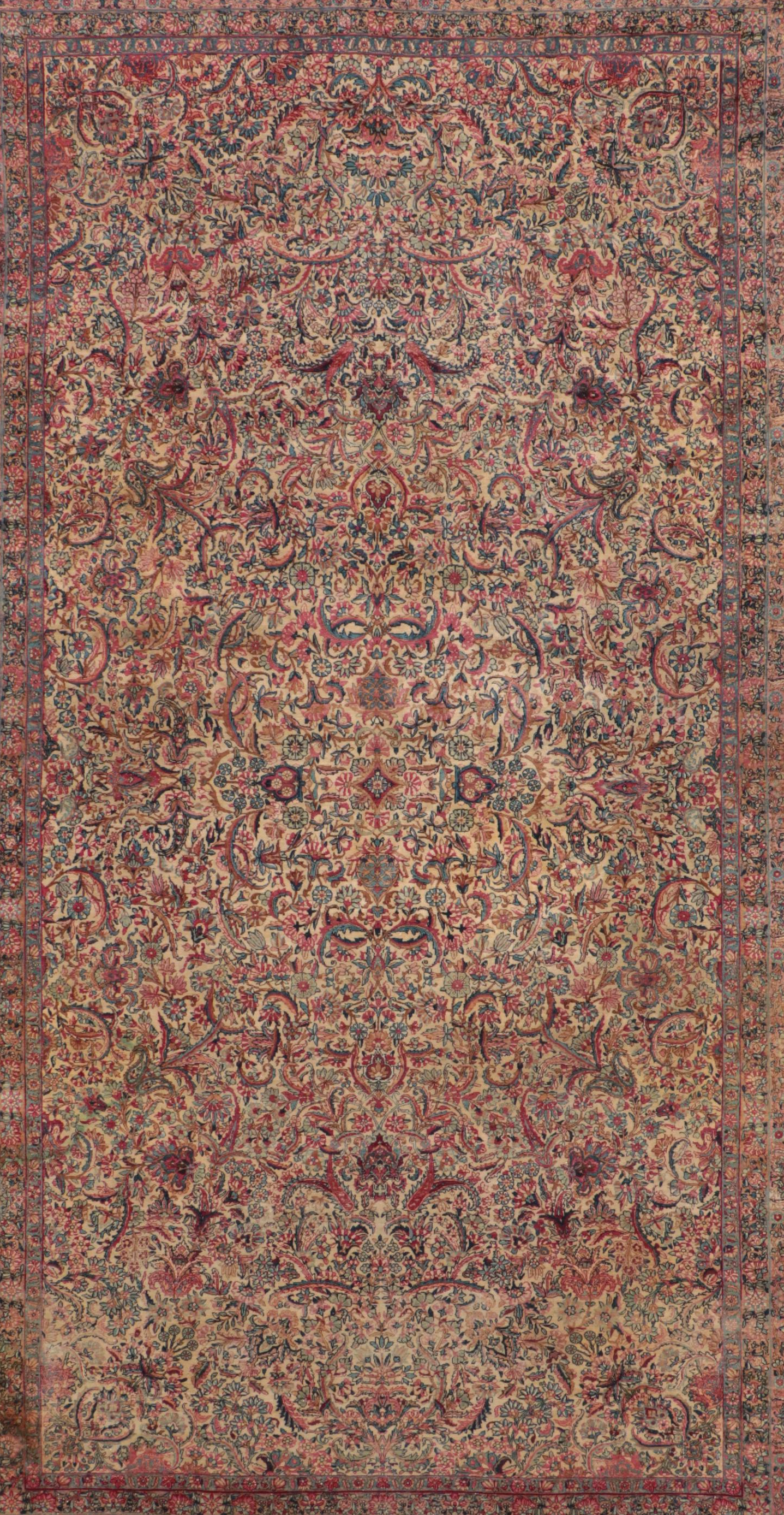 8'9 x 15'8 Hand-Knotted Persian Kerman Room Sized Rug