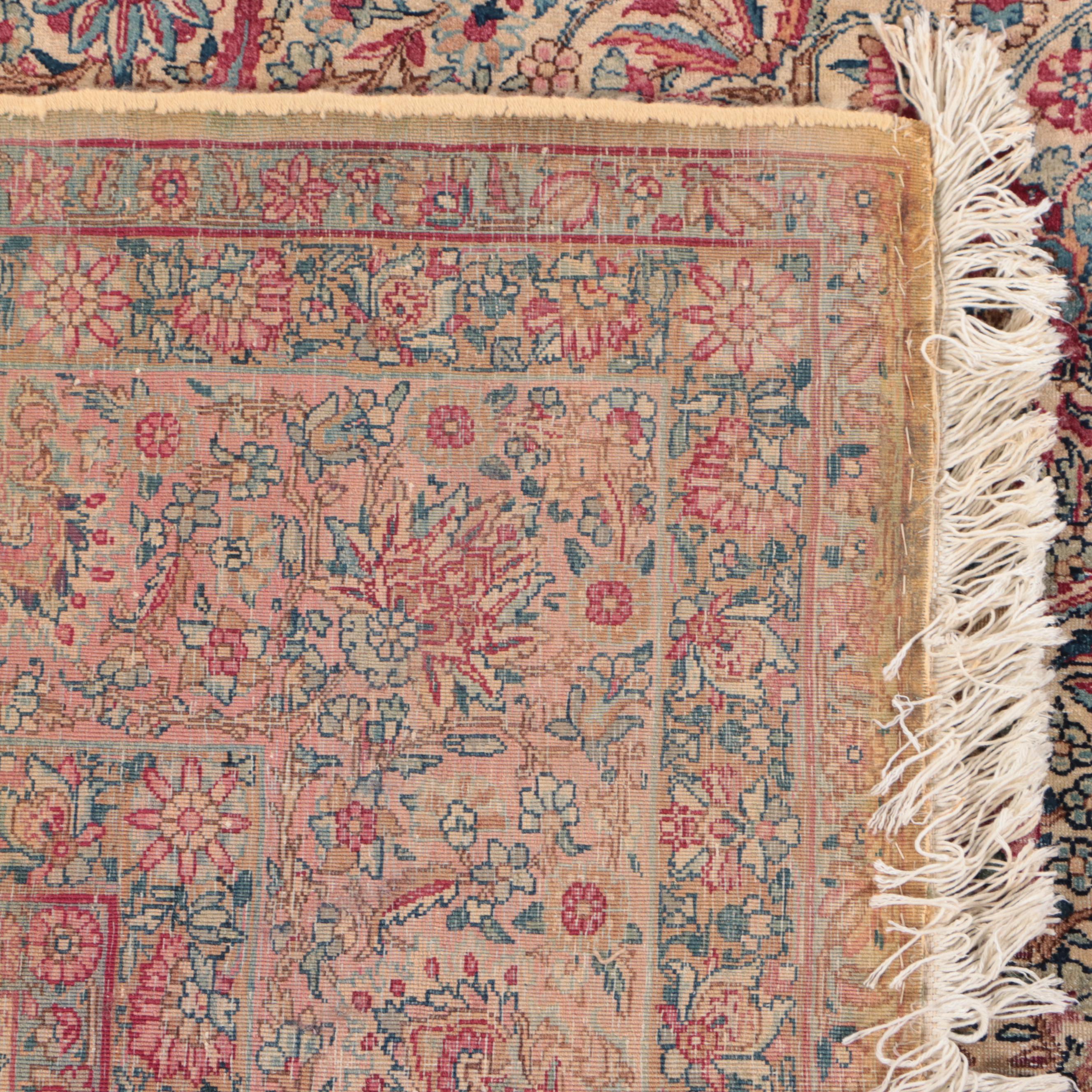 8'9 x 15'8 Hand-Knotted Persian Kerman Room Sized Rug