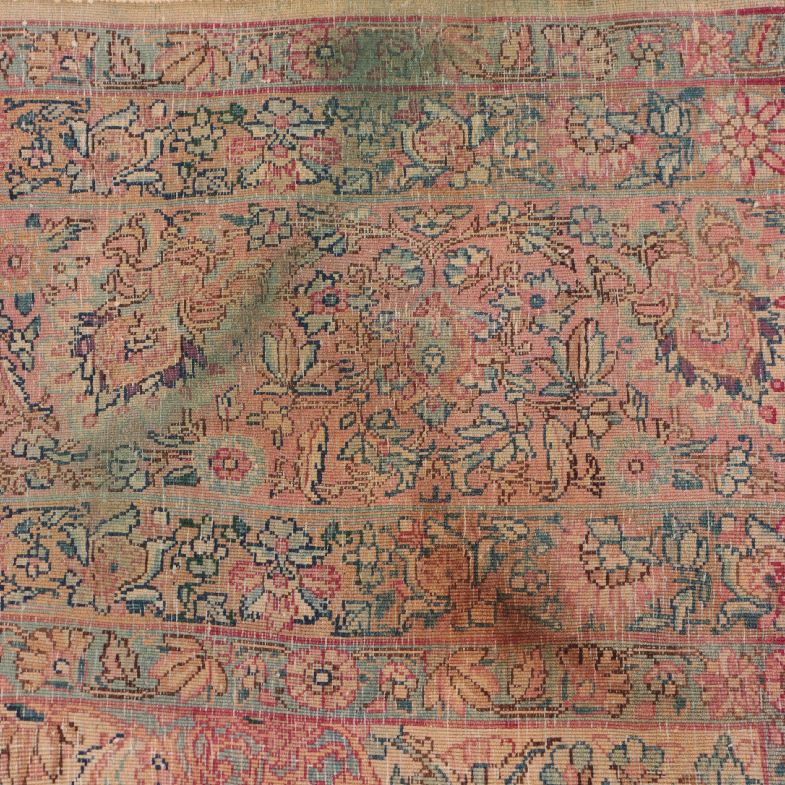 8'9 x 15'8 Hand-Knotted Persian Kerman Room Sized Rug
