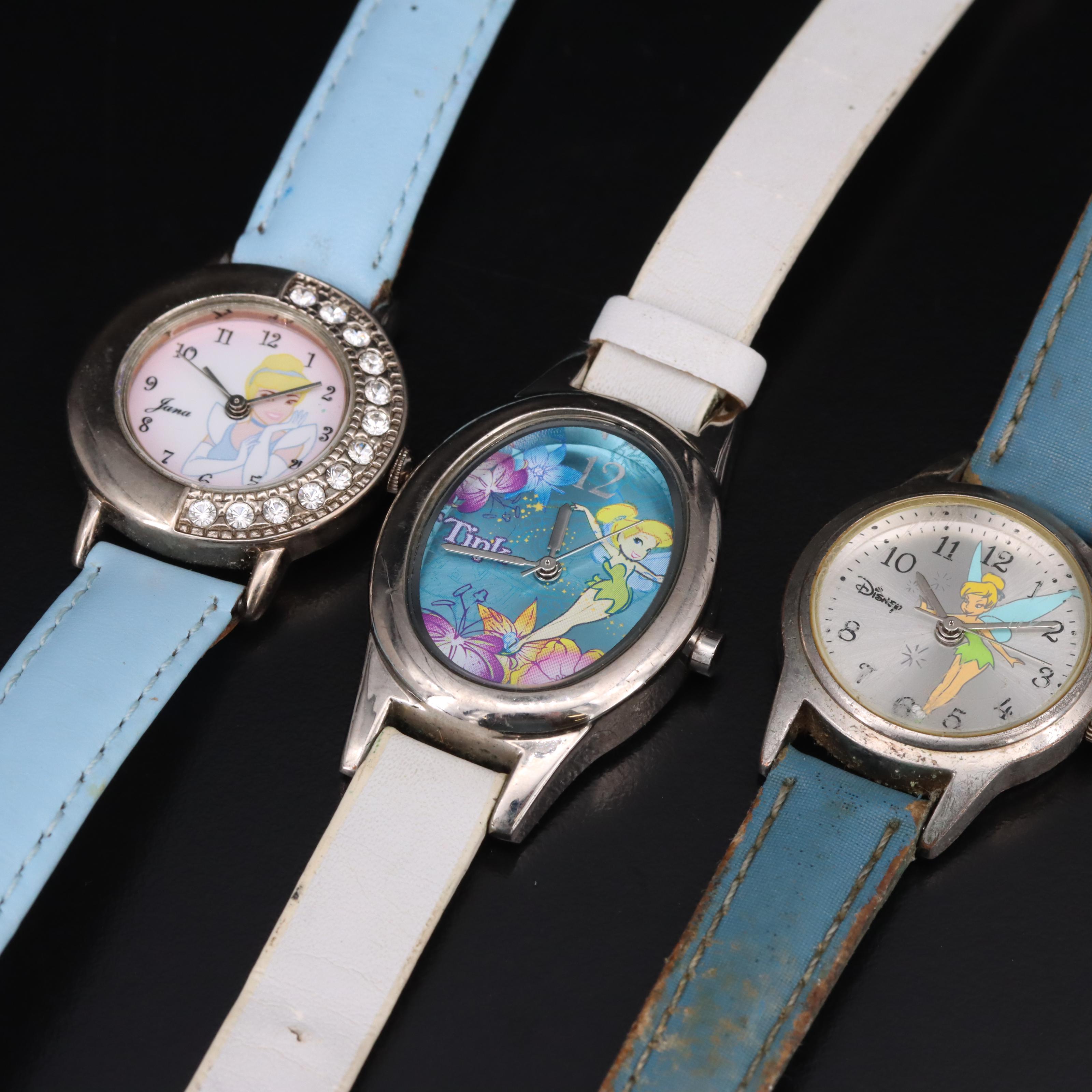 Disney Princess Themed Collection of Quartz Watches