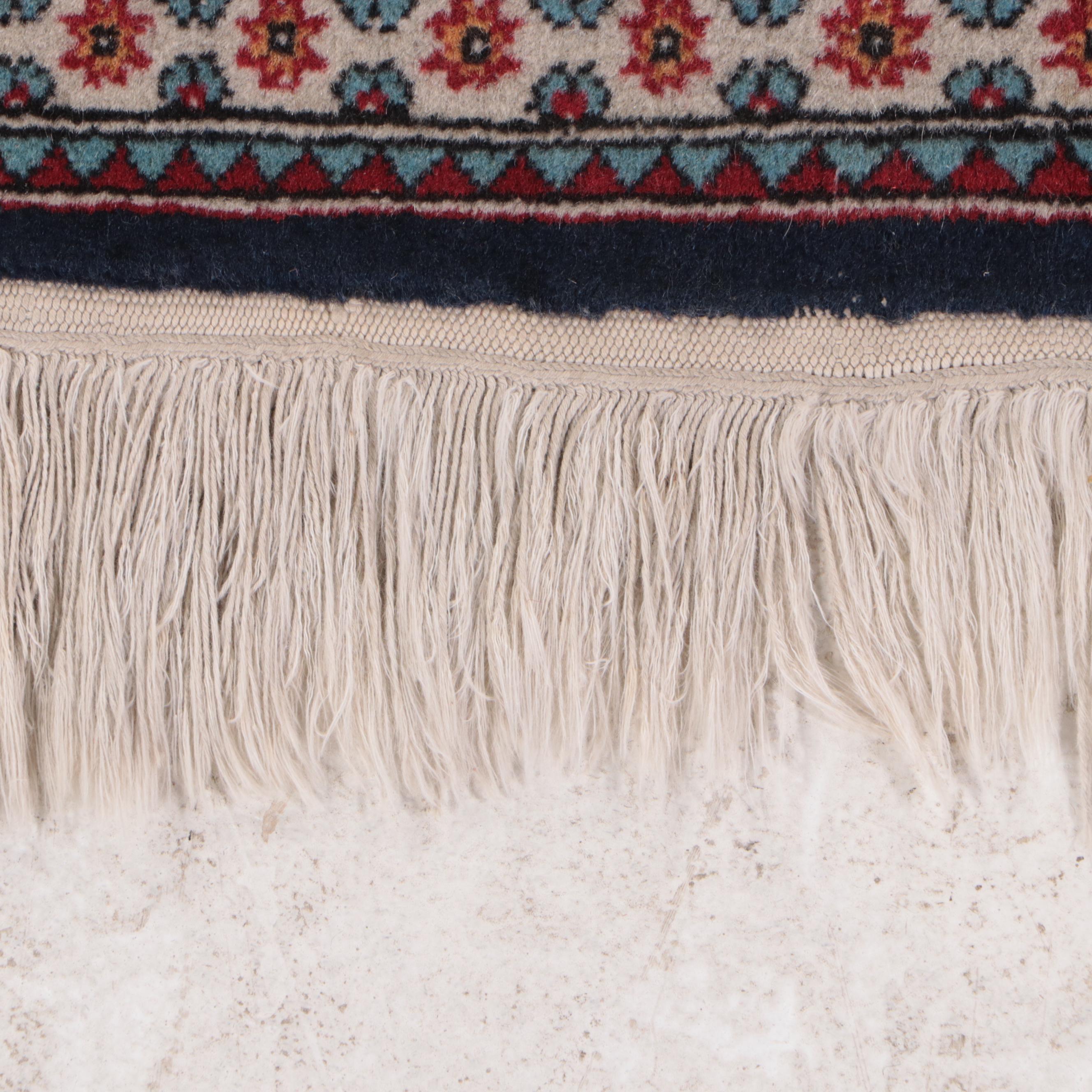 2'7 x 4'5 Hand-Knotted Persian Kerman Accent Rug