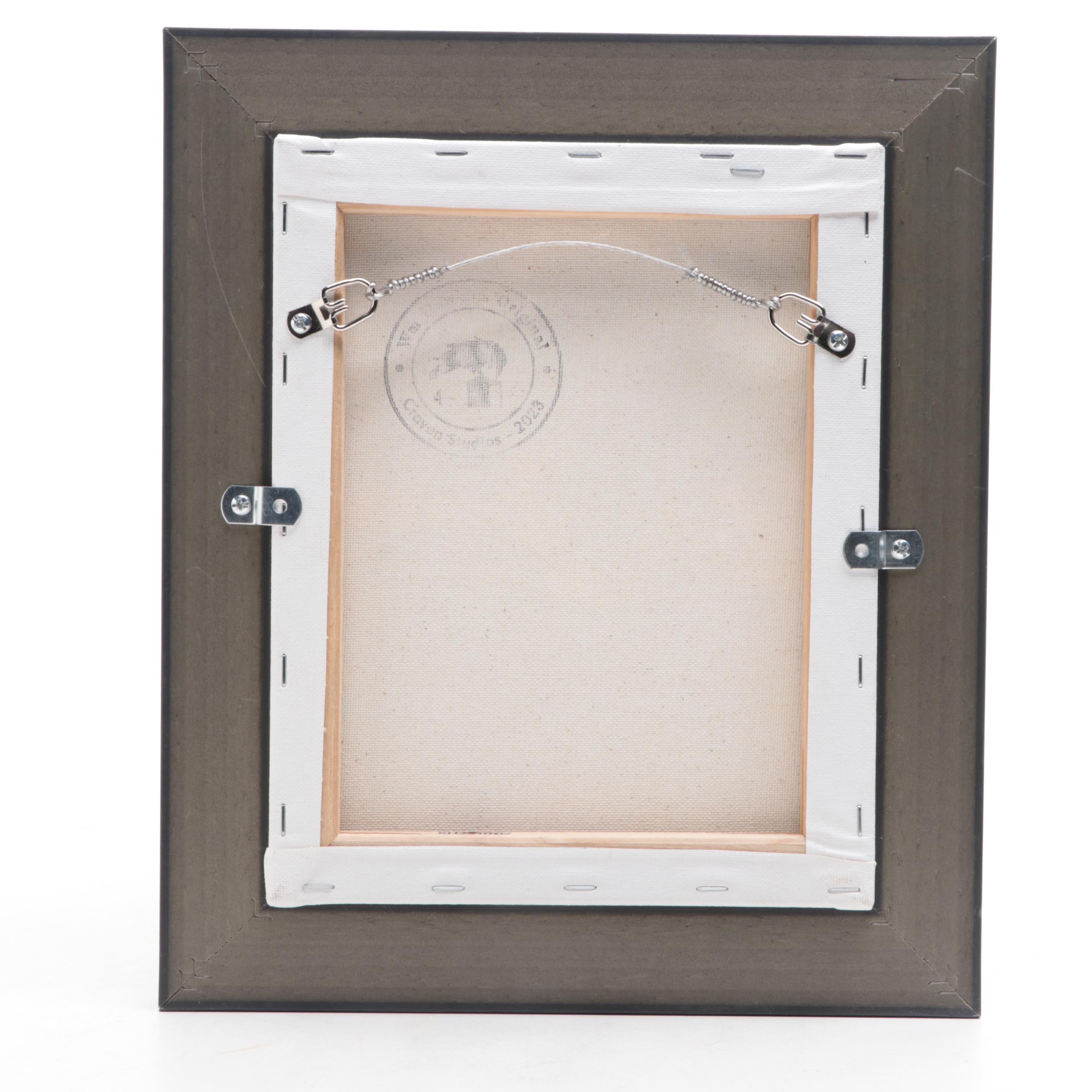 William Hawkins Landscape Oil Painting of Western Scene, 21st Century