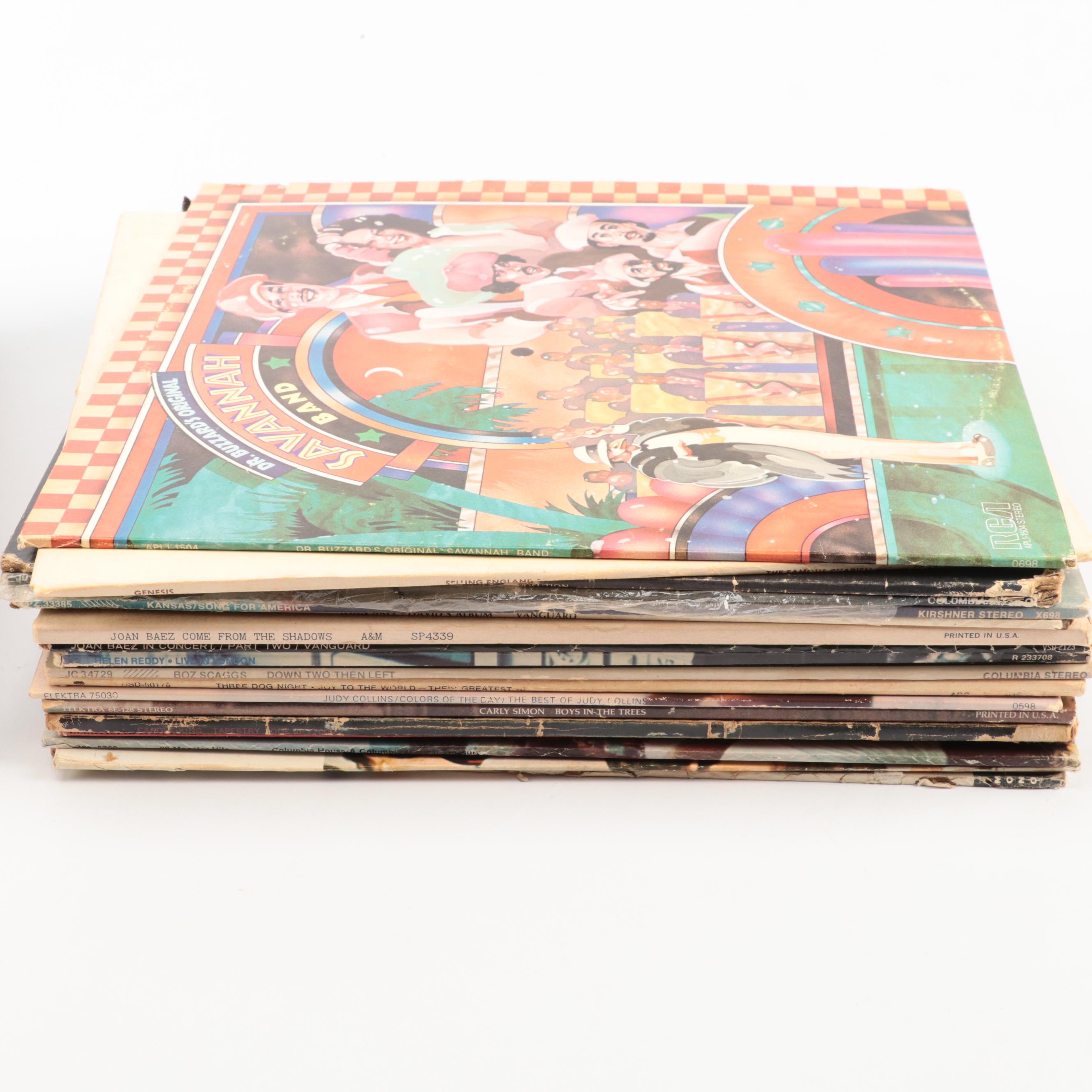 Genesis, Journey, Toto, Joan Baez, Kansas, Judy Collins and More LPS