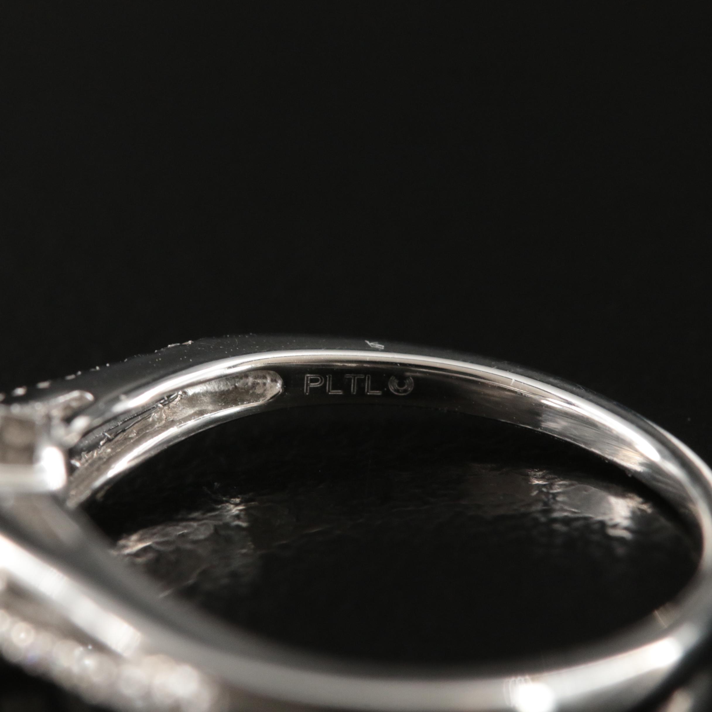 Sterling Diamond Ring