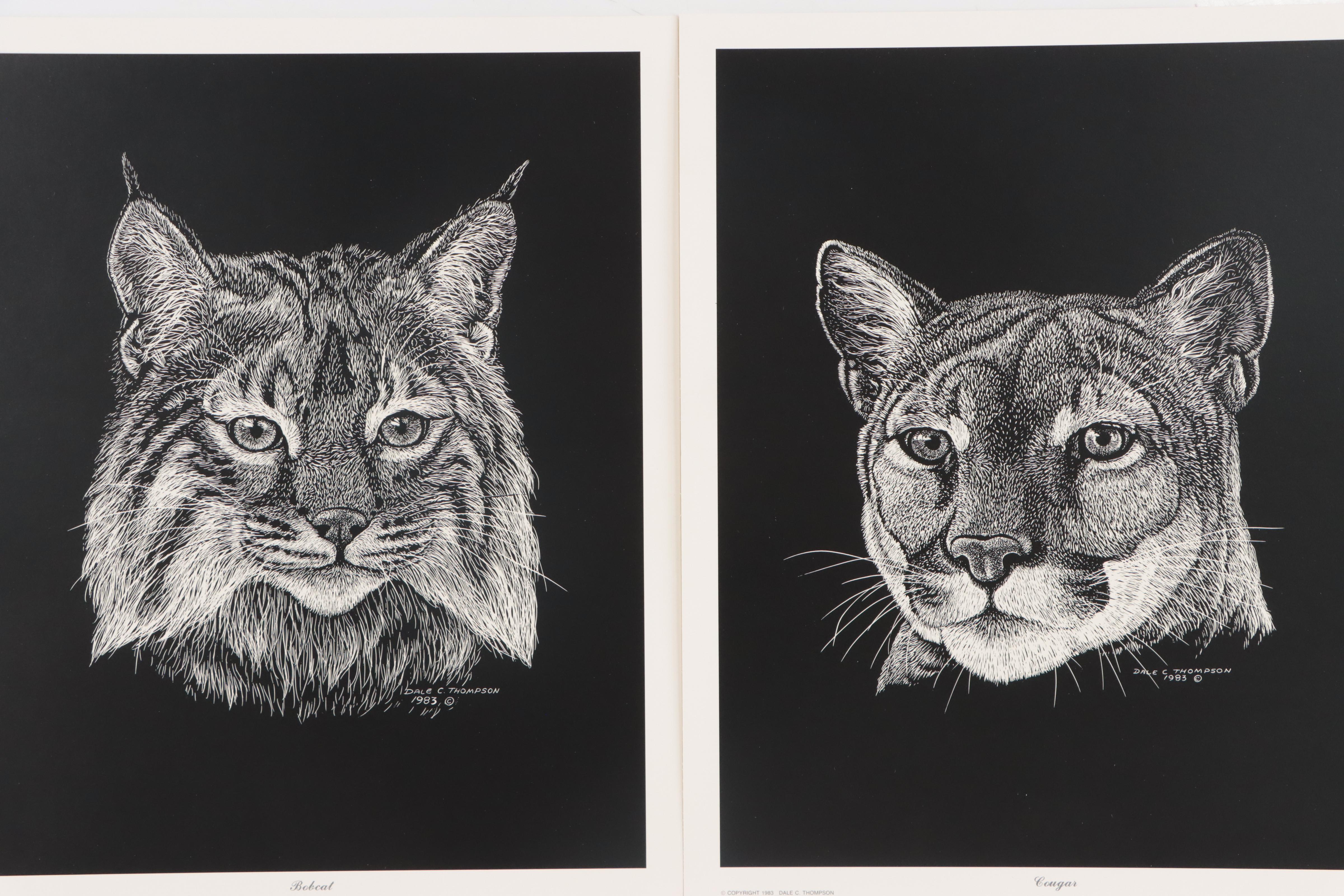 Photomechanical Prints After Dale C. Thompson "Portfolio of Wildlife Portraits"