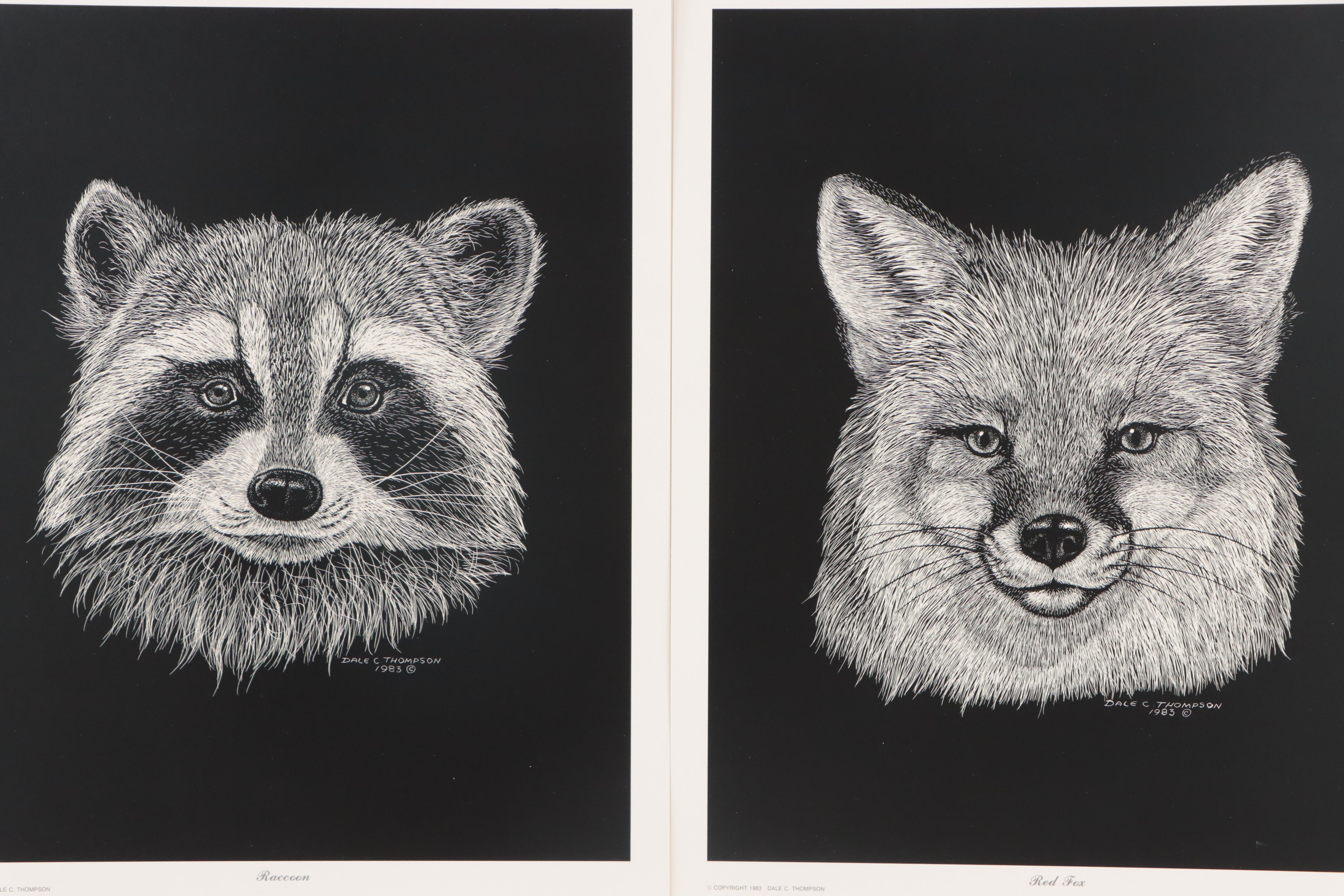 Photomechanical Prints After Dale C. Thompson "Portfolio of Wildlife Portraits"