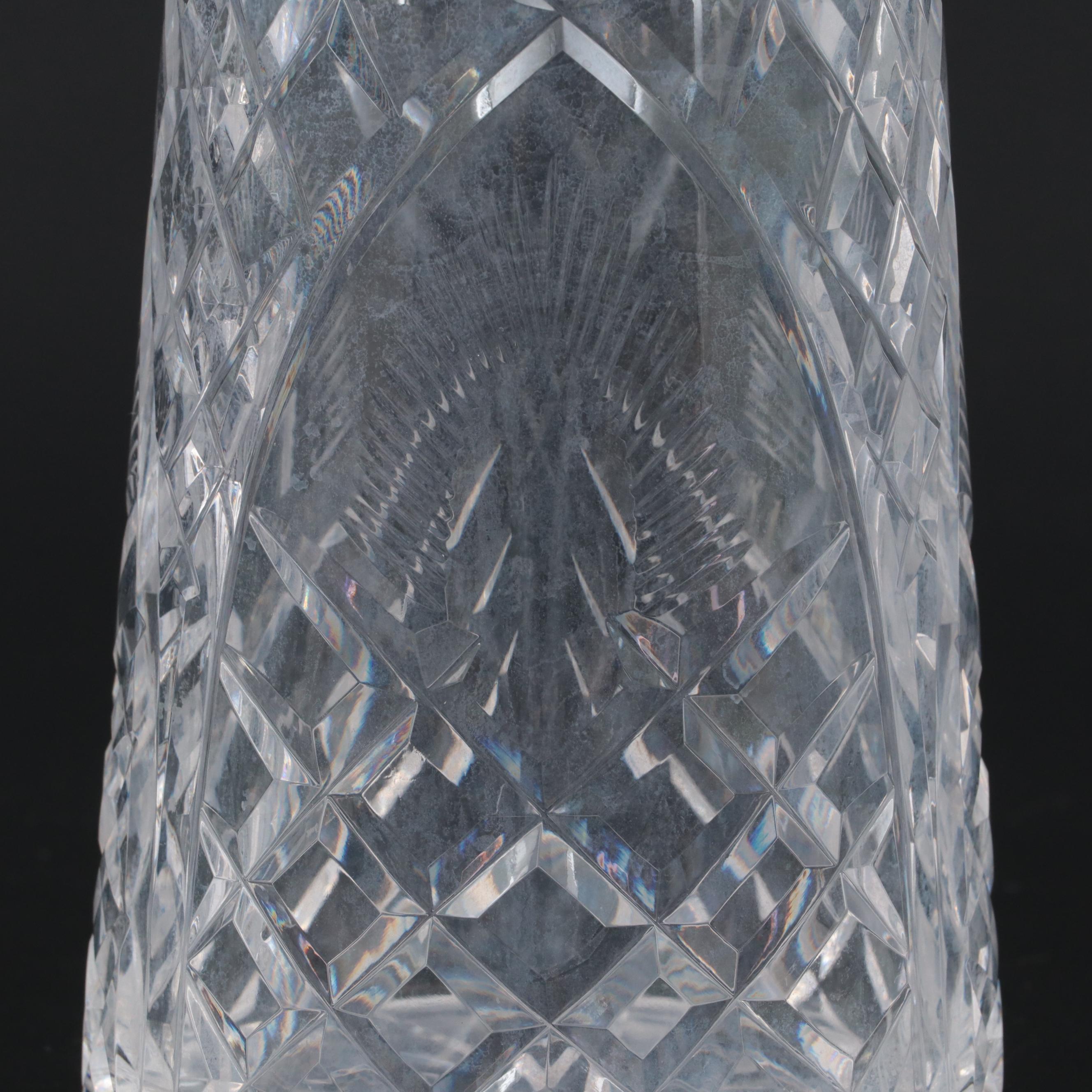 Waterford Crystal Decanters and Double Old Fashioned Glasses, Mid to Late 20th C