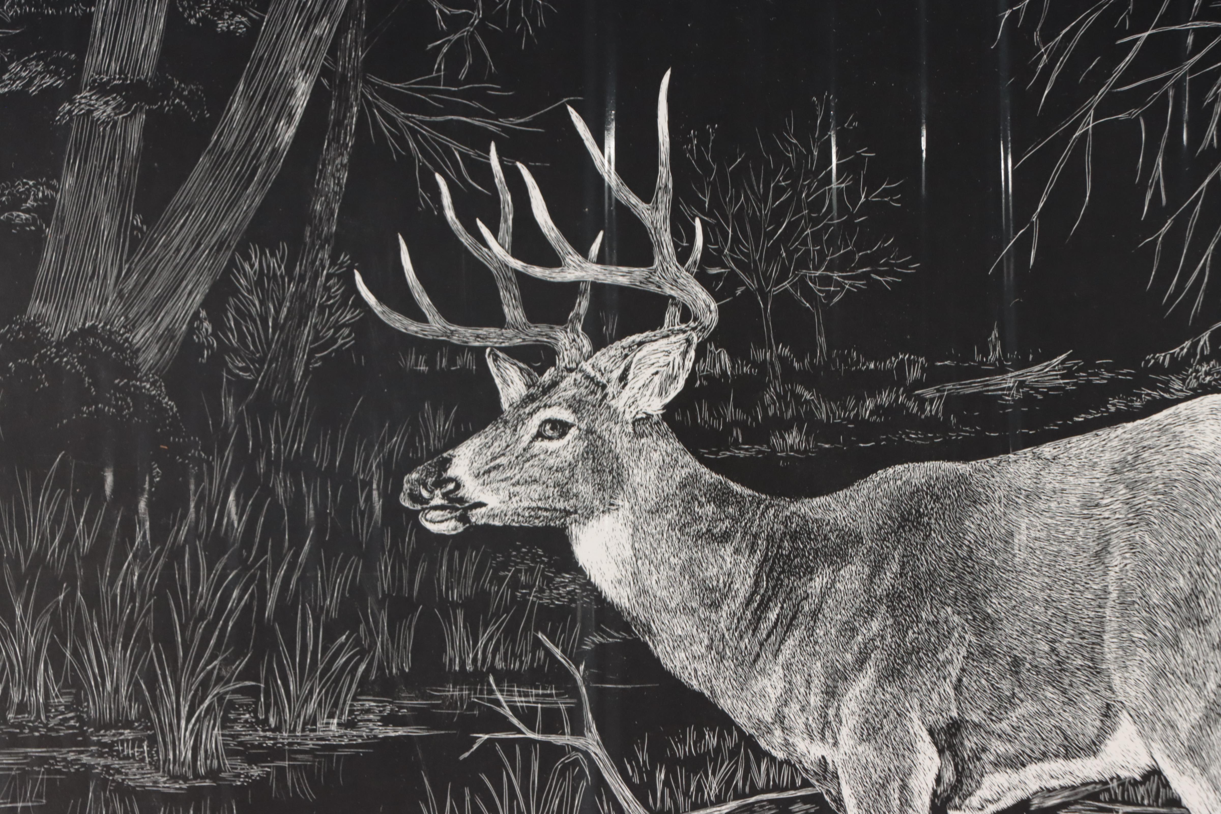 Chester Gorzelany Lithographs of Wild Animals, Circa 1980