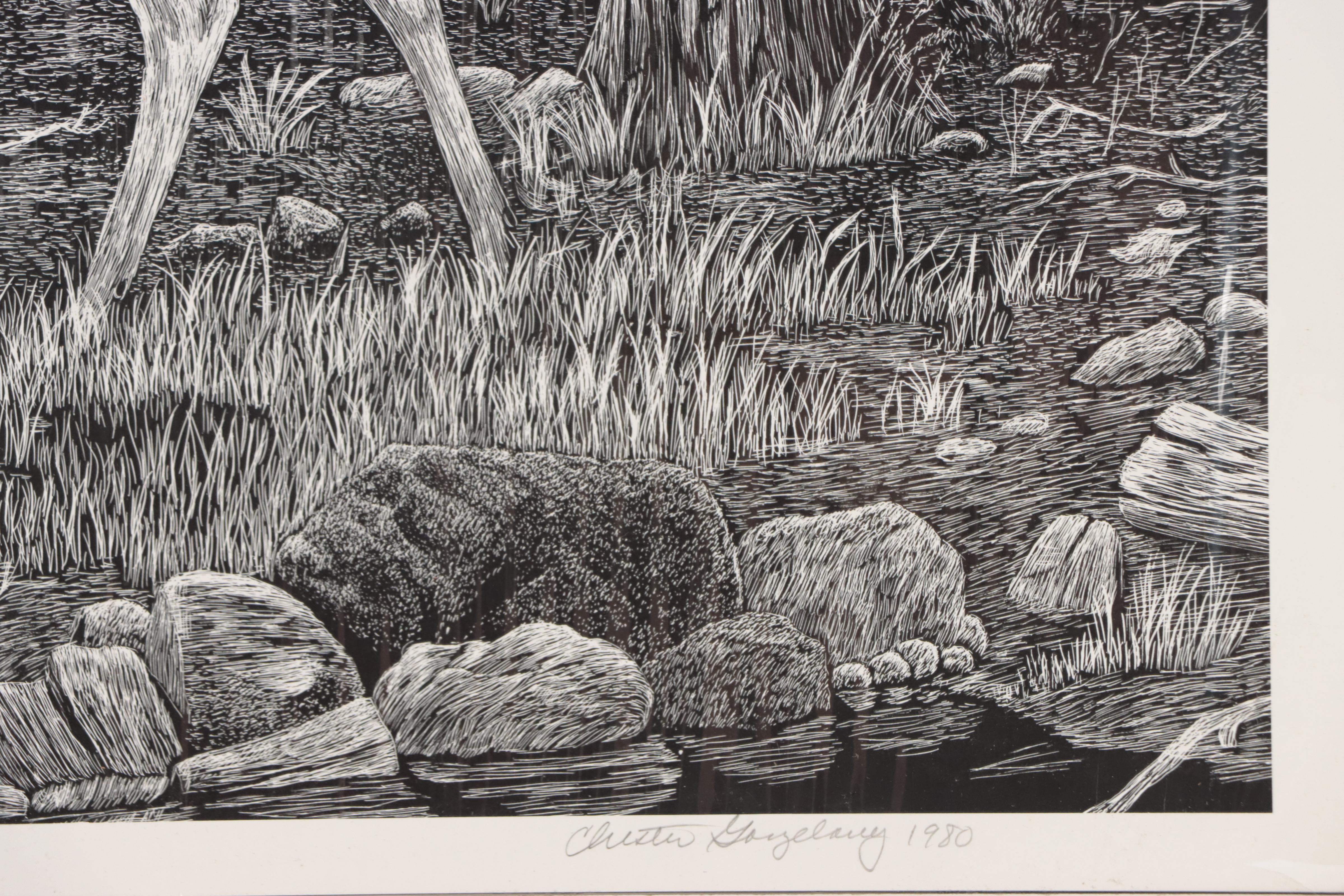 Chester Gorzelany Lithographs of Wild Animals, Circa 1980