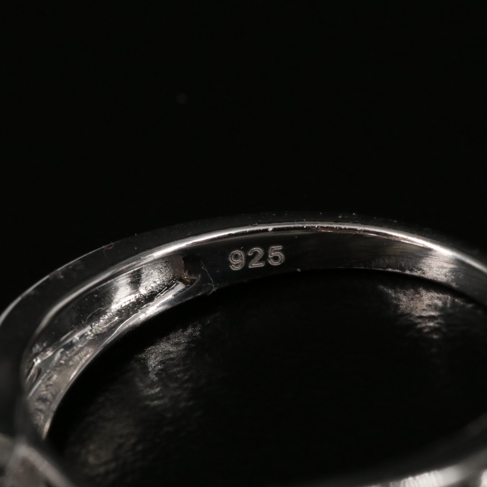 Sterling Diamond Ring