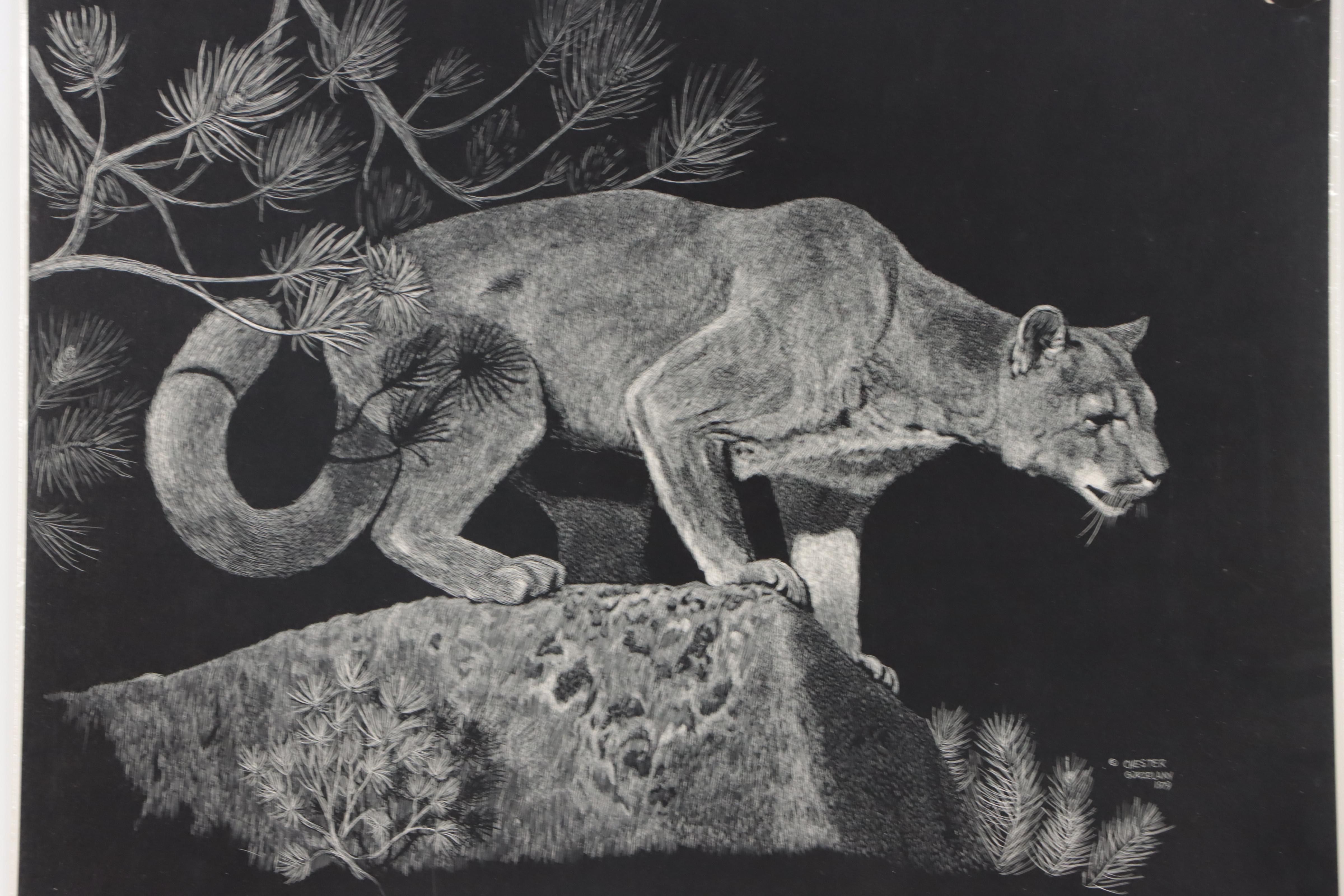 Chester Gorzelany Lithographs of Wild Animals, Circa 1980
