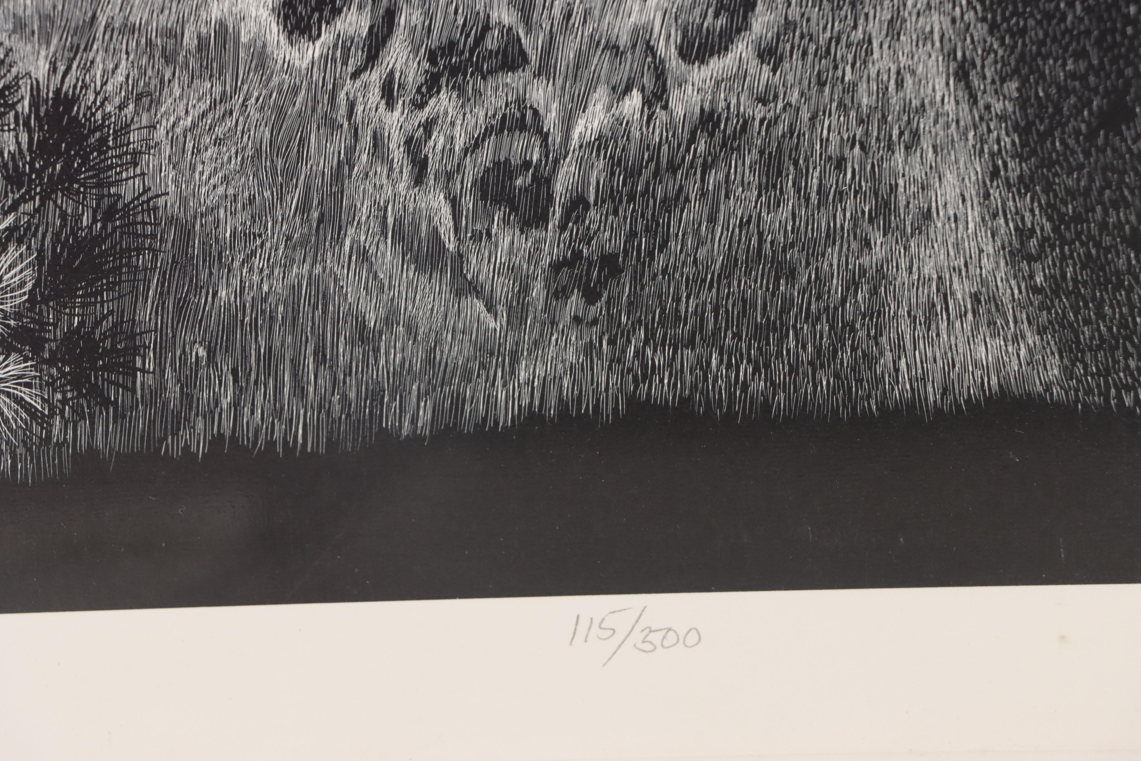 Chester Gorzelany Lithographs of Wild Animals, Circa 1980