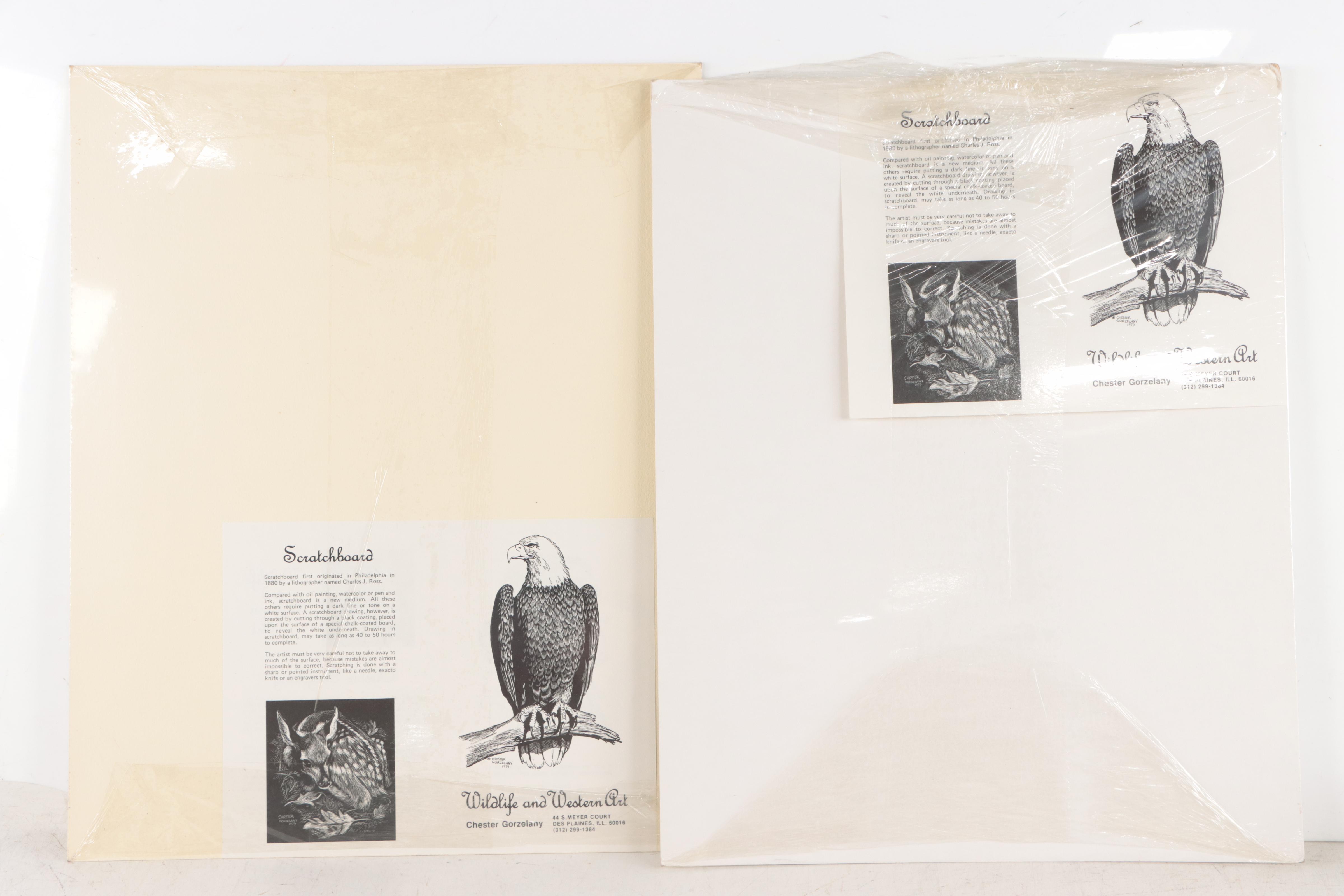 Chester Gorzelany Lithographs of Wild Animals, Circa 1980