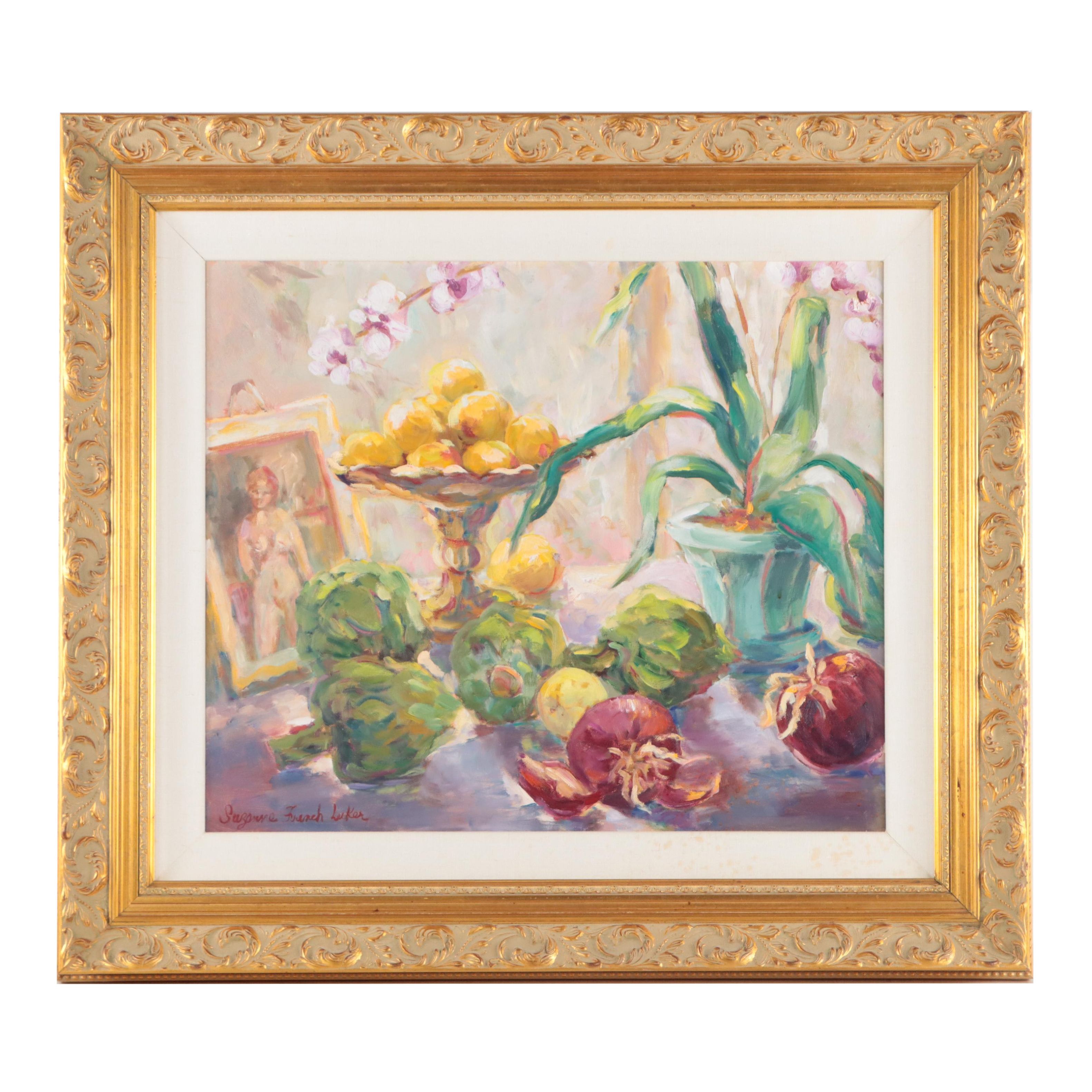 Suzanne French Luker Oil Painting of Still Life
