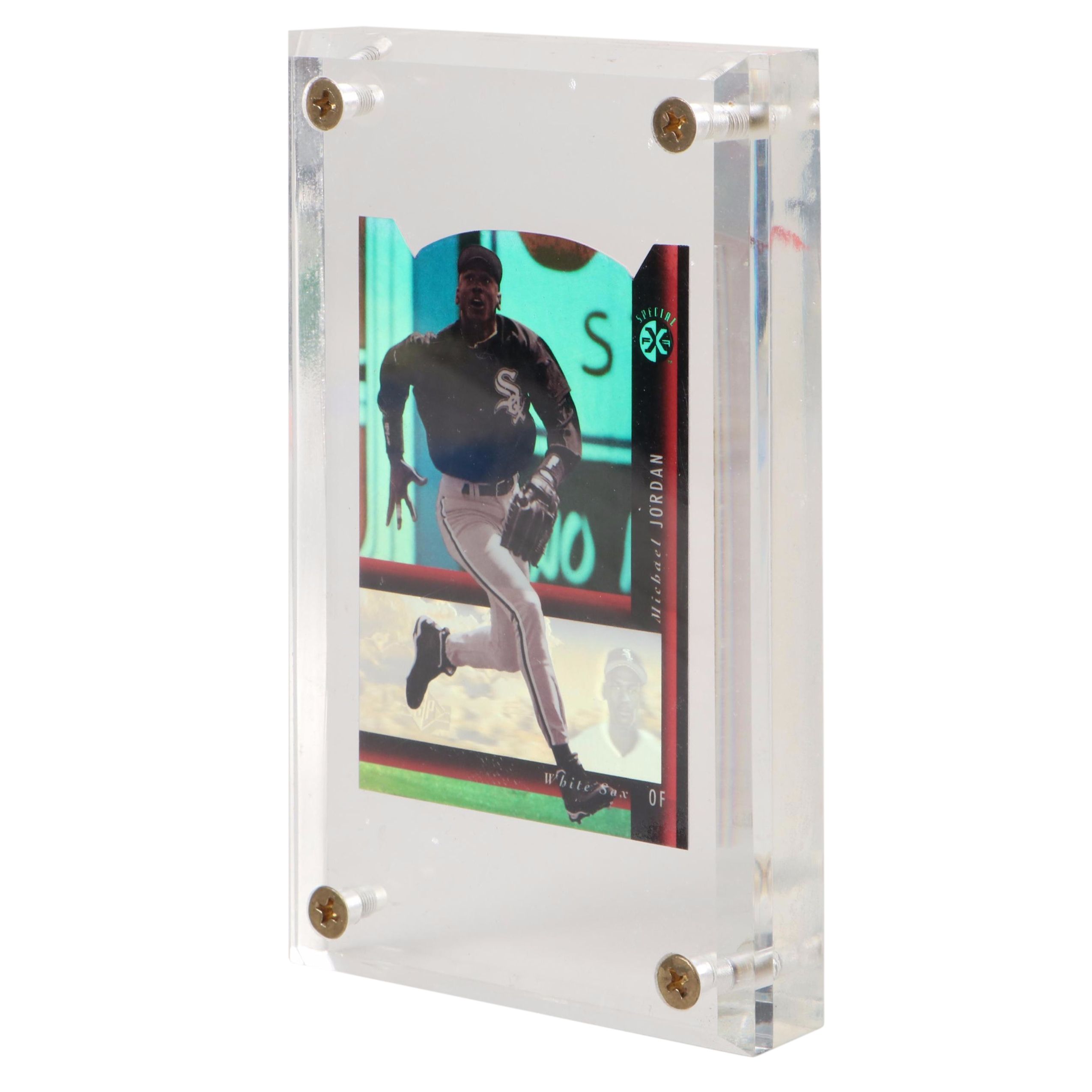 1994 SP Upper Deck Michael Jordan Red Holoview Die-Cut Baseball Card #16