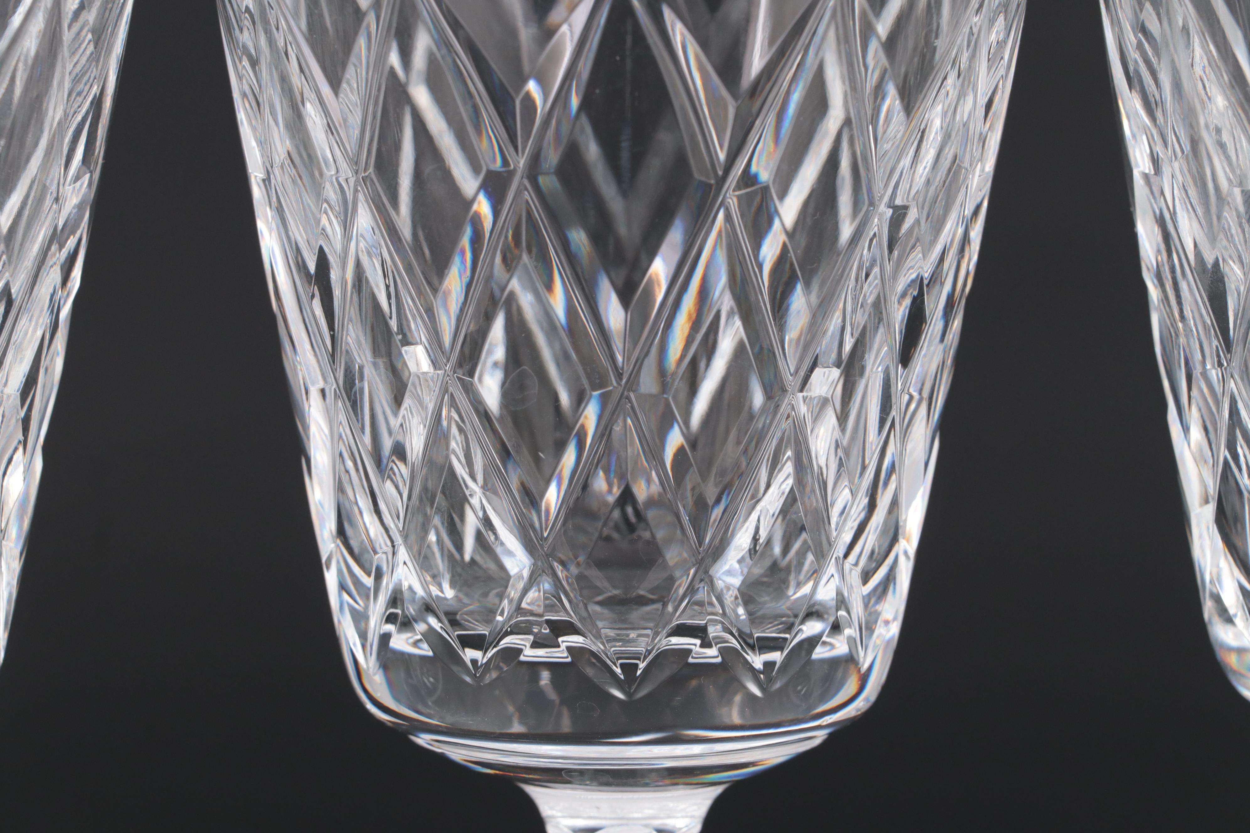 Waterford Crystal "Kinsale" Water Goblets, 19682017 EBTH